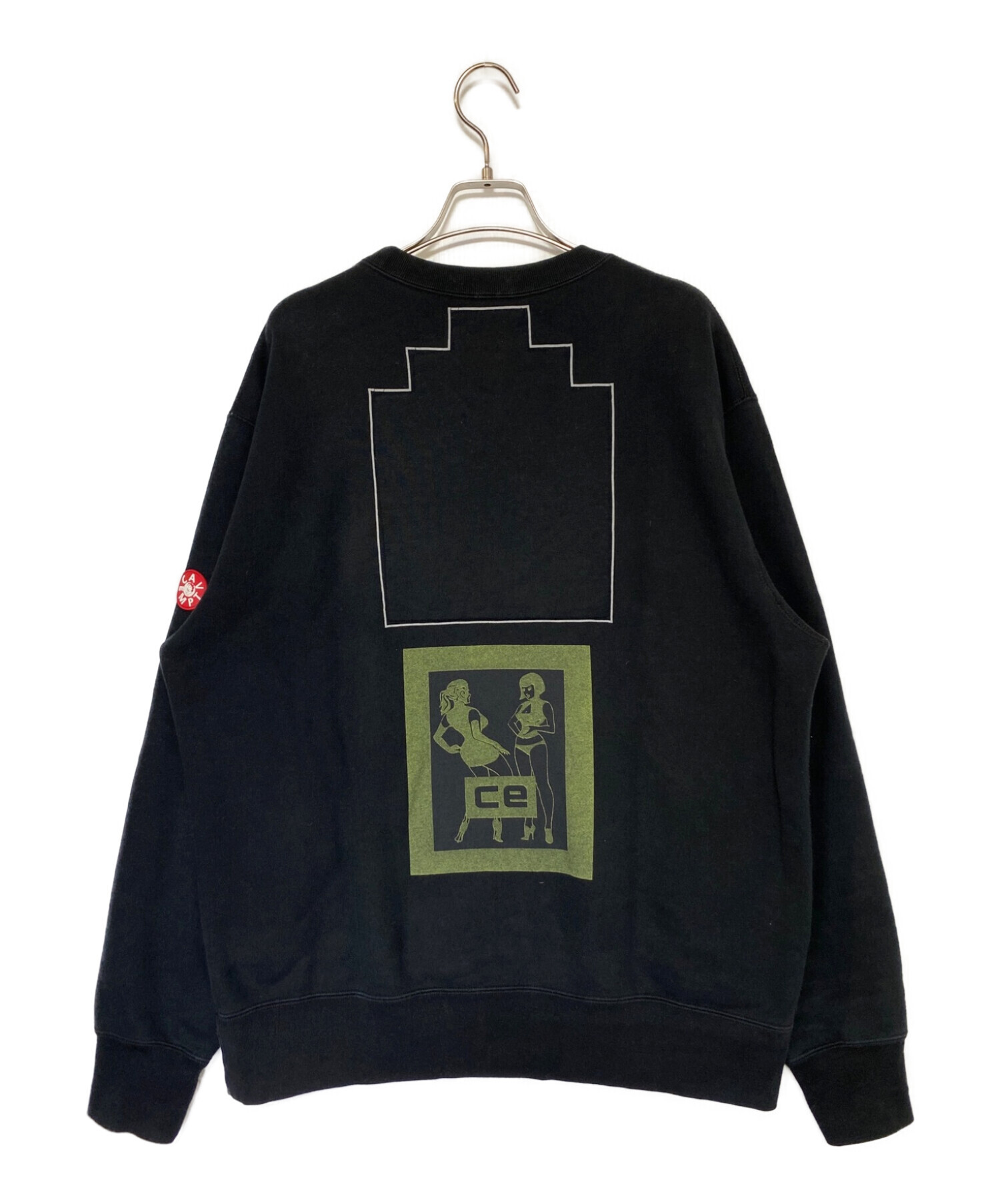 中古・古着通販】C.E (シーイー) クルーネックスウェット ブラック