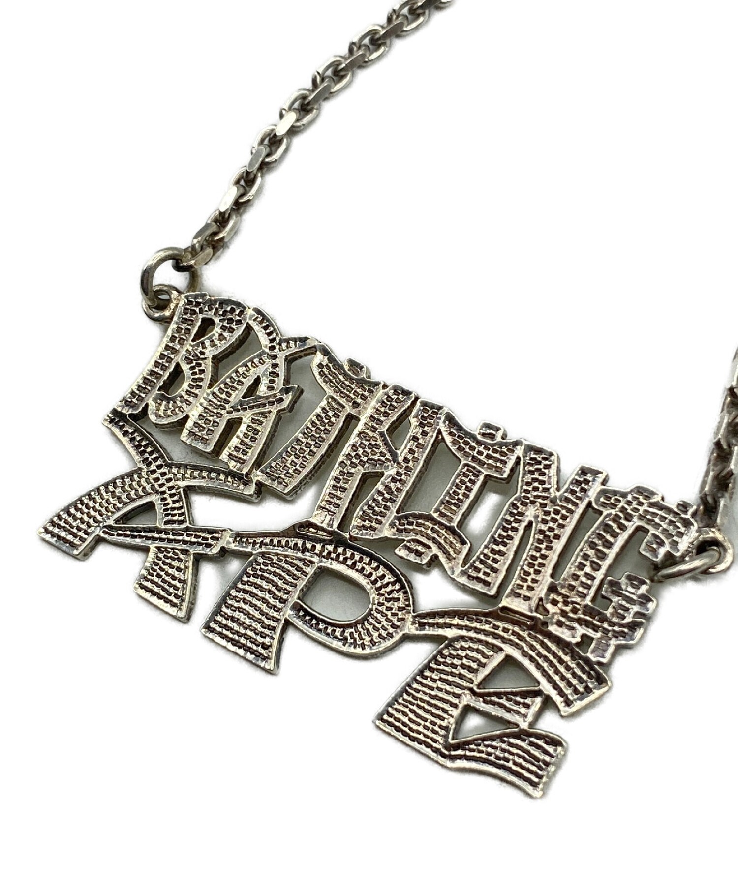 アベイシングエイプ a bathing ape ネックレス BAPE ラインストーン