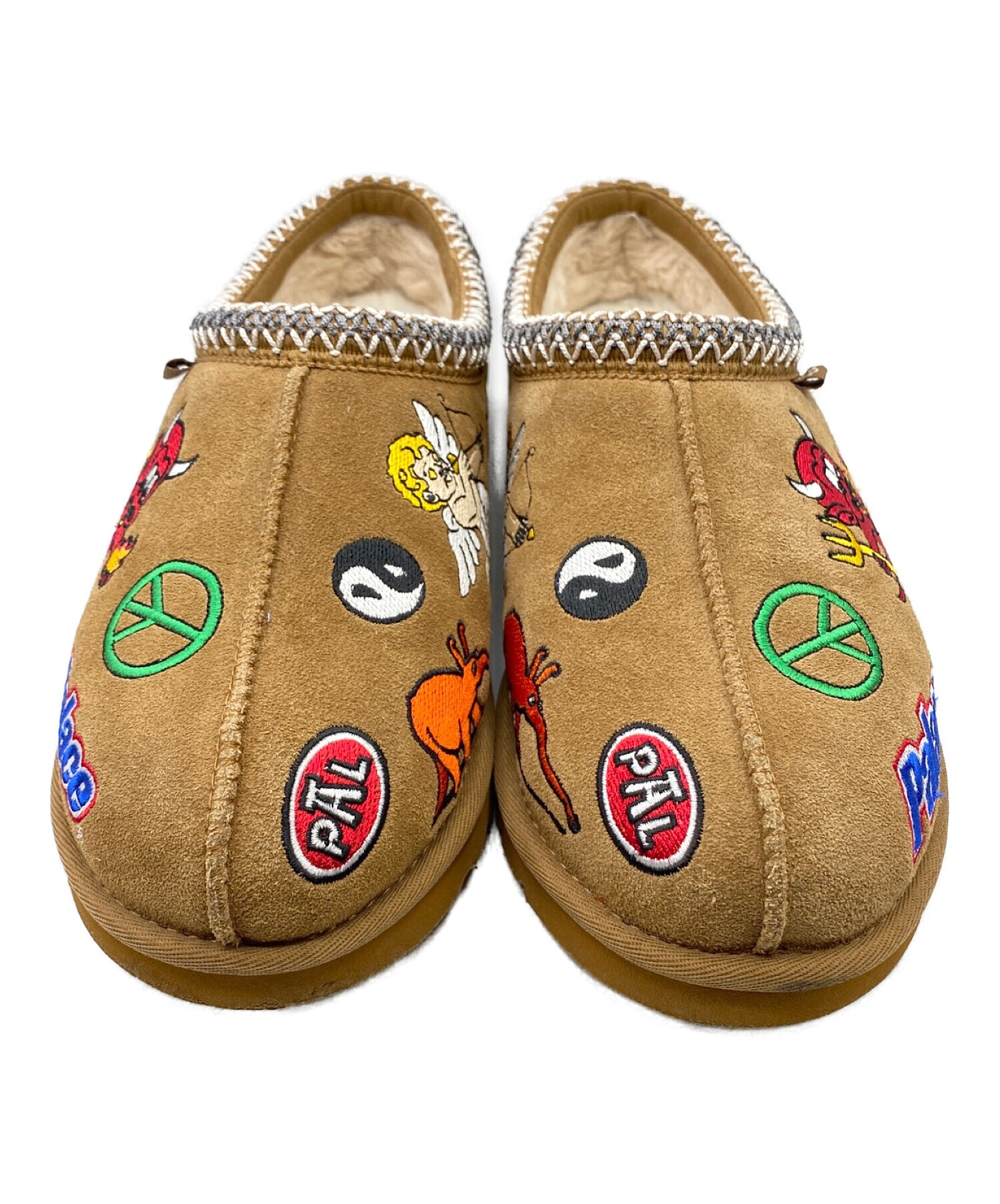 アグ  パレス サイズ:10  24AW  M UGG PALACE TASMAN タスマンスリッパシューズ 中古 FK04 中古・古着通販】UGG (アグ) PALACE (パレス) Tasman Slipper ブラウン