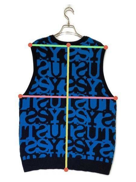 STUSSY ステューシーSTACKED SWEATER VEST ニットベスト Stussy Stacked Sweater Vest - Ivory – Goodhood