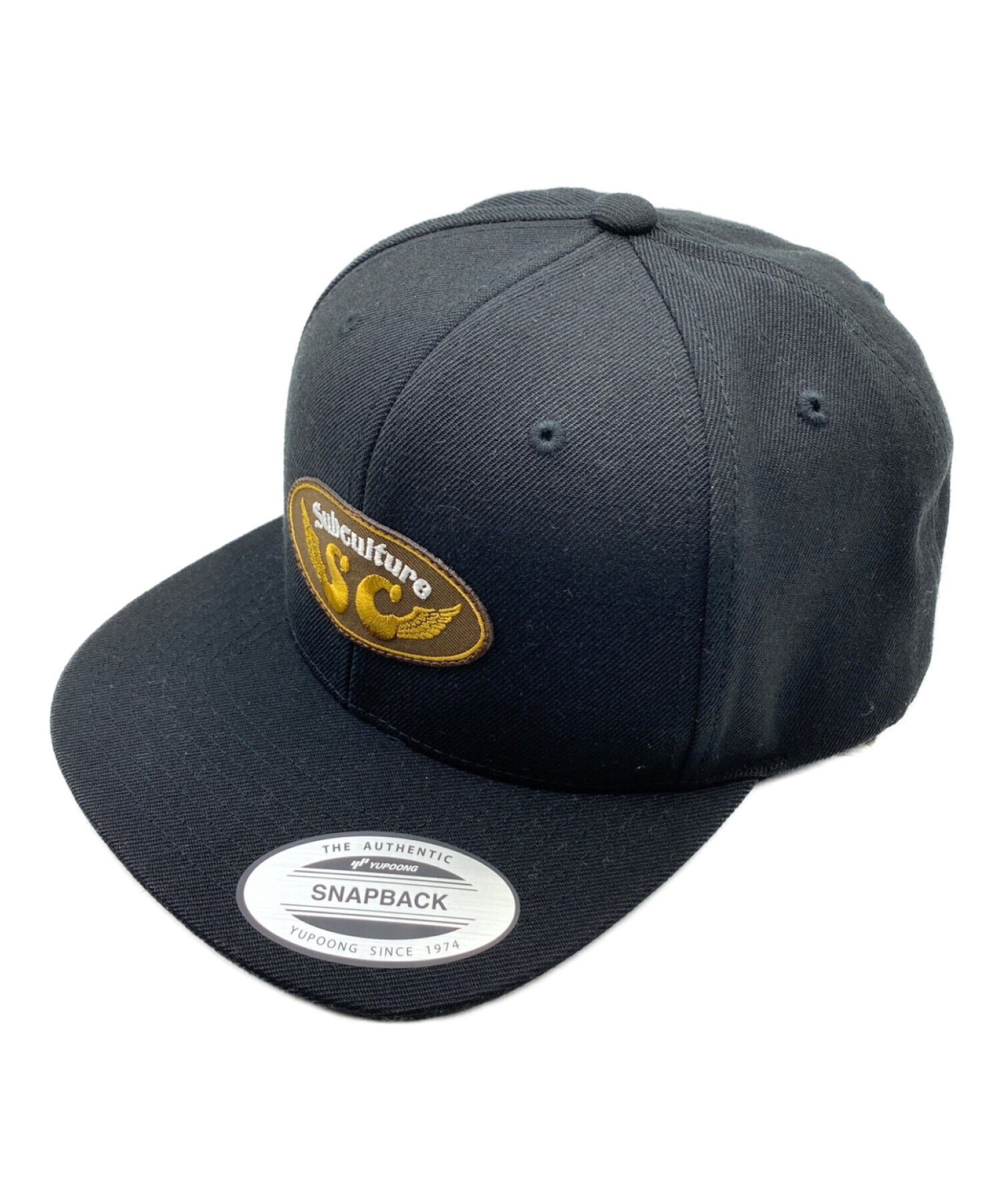 【正規品】Subculture LOGO SNAPBACKCAP BLACK 中古・古着通販】Subculture (サブカルチャー) LOGO SNAPBACK CAP