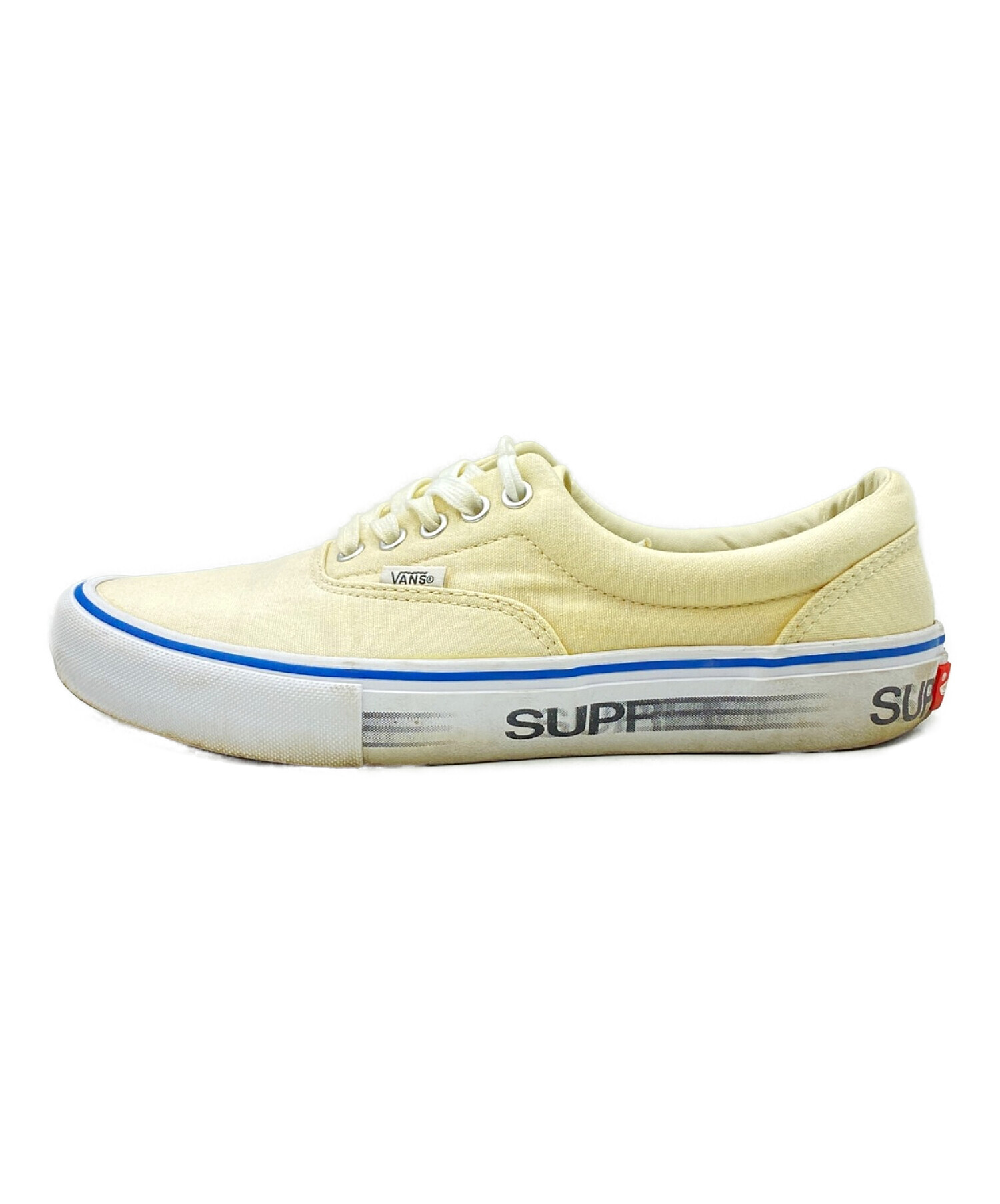 【良品】VANS オーセンティック SUPREMEモーションロゴ　26.5 Vans Era Supreme Motion Logo (Red) Men's - VN000VFBJ66 - US