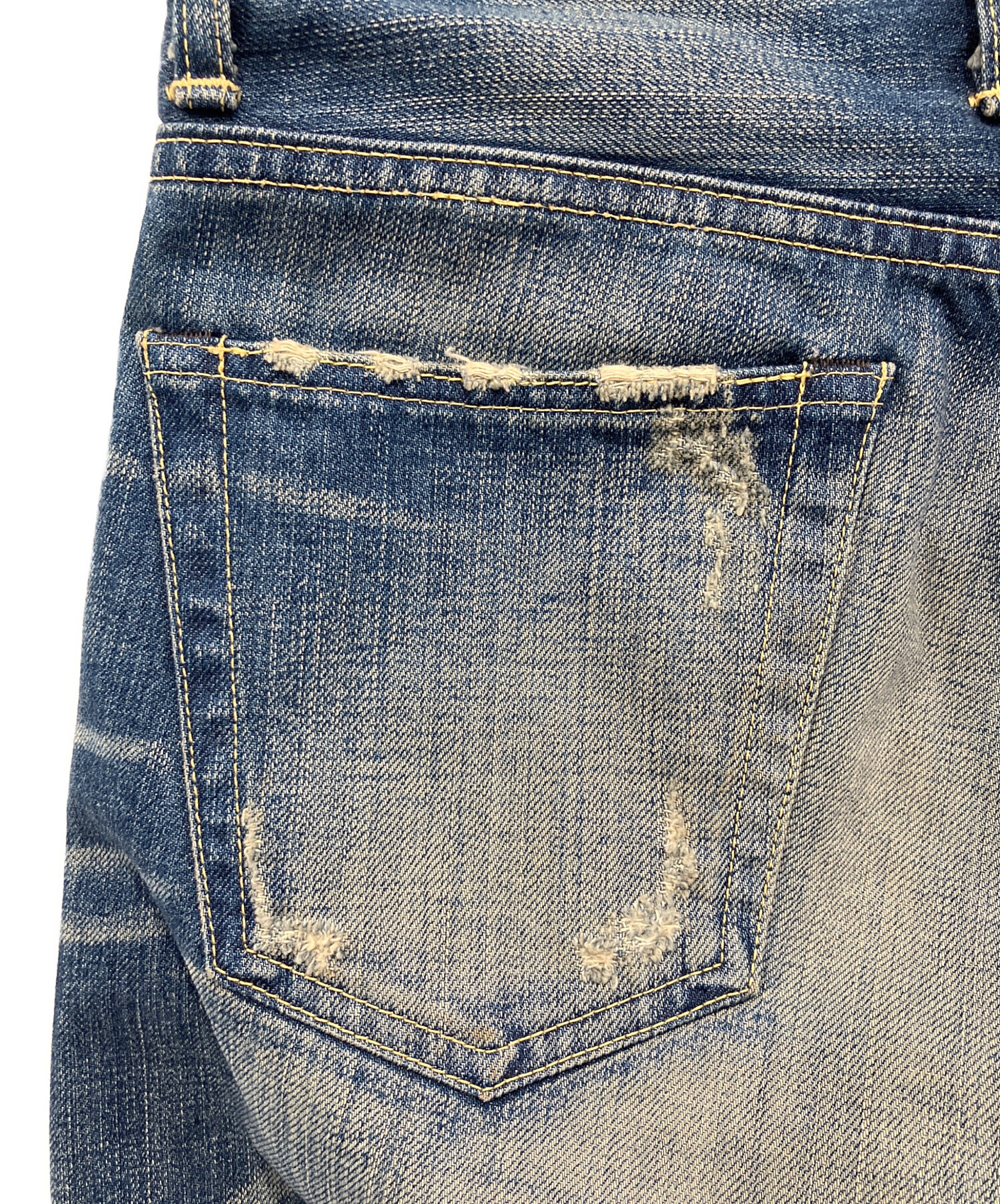 中古・古着通販】TMT (ティーエムティー) デニムパンツ ネイビー