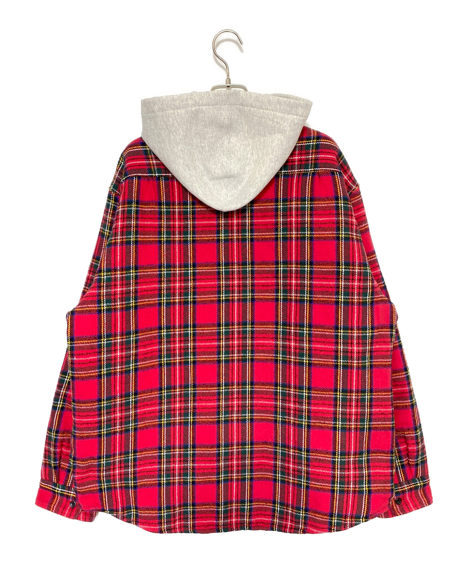 中古・古着通販】SUPREME (シュプリーム) Tartan Flannel Hooded Shirt 