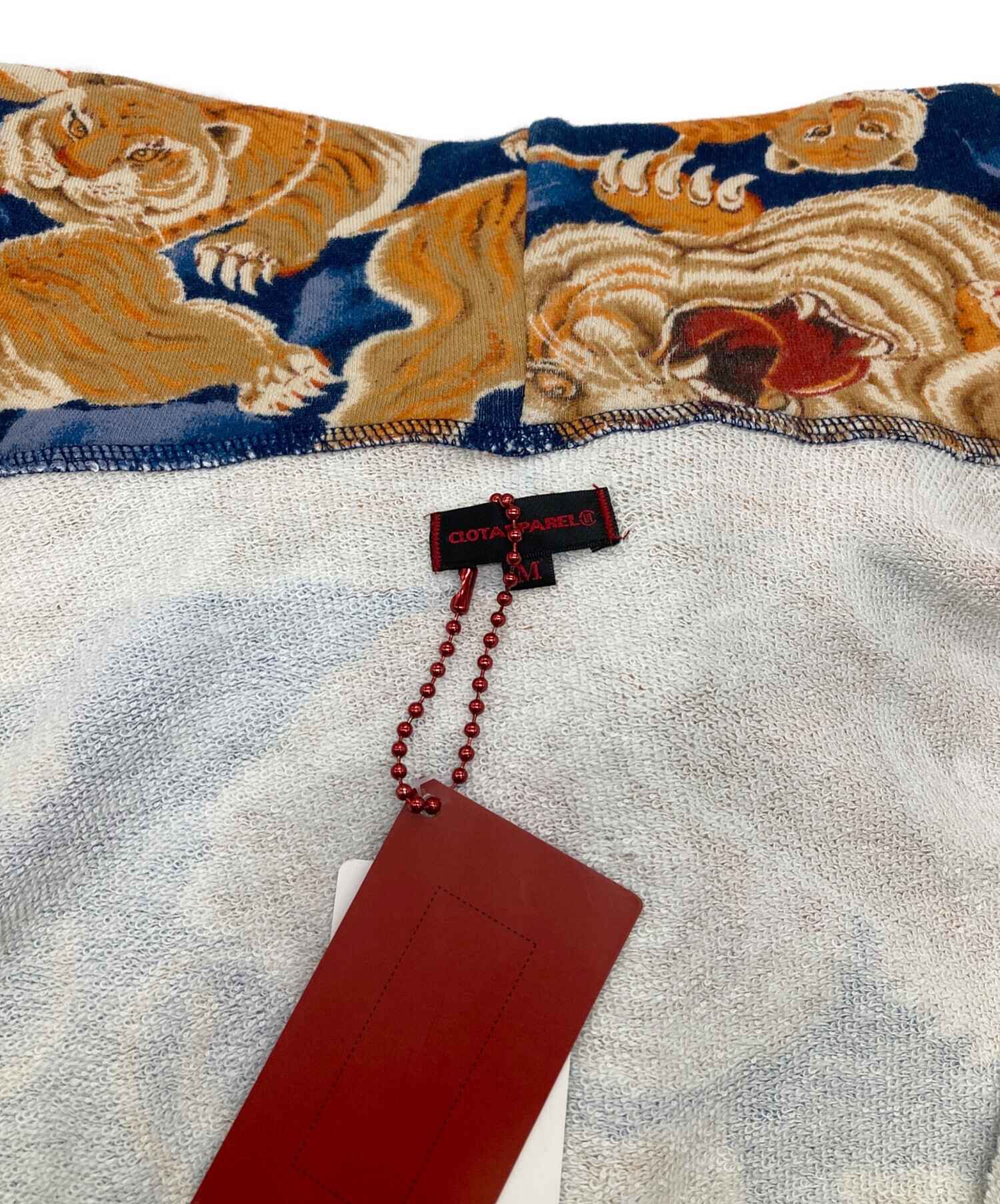 中古・古着通販】CLOT (クロット) タイガージップアップフーディー