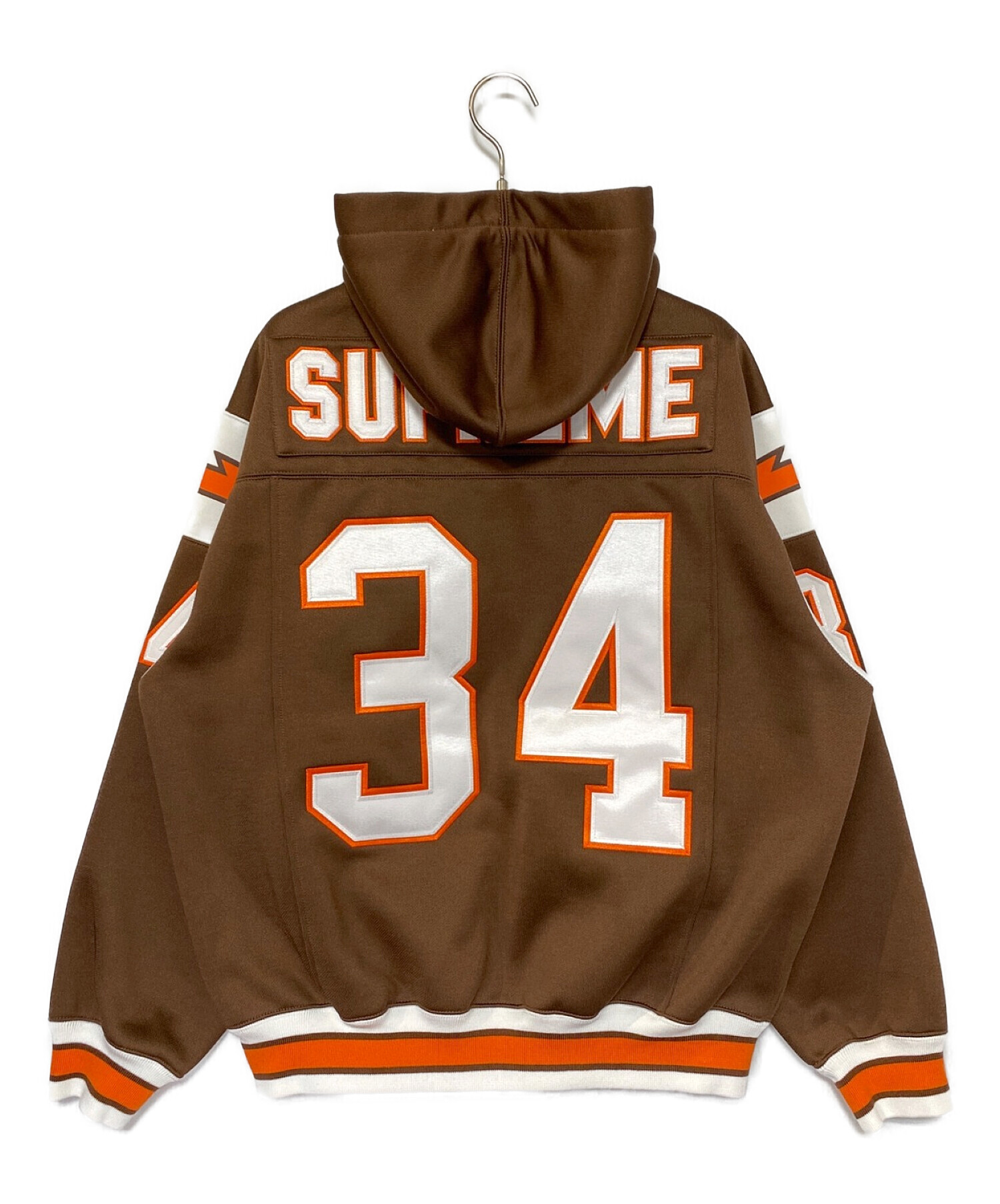 ウォームアップウェア Supreme football zipup hooded swt shirt