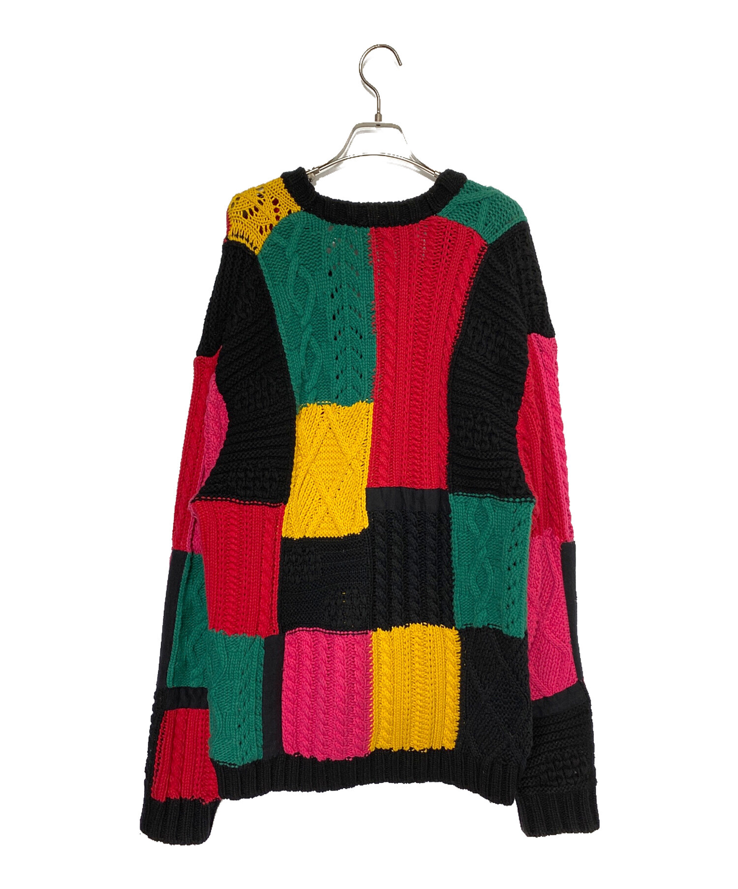 中古・古着通販】SUPREME (シュプリーム) Patchwork Cable Knit 