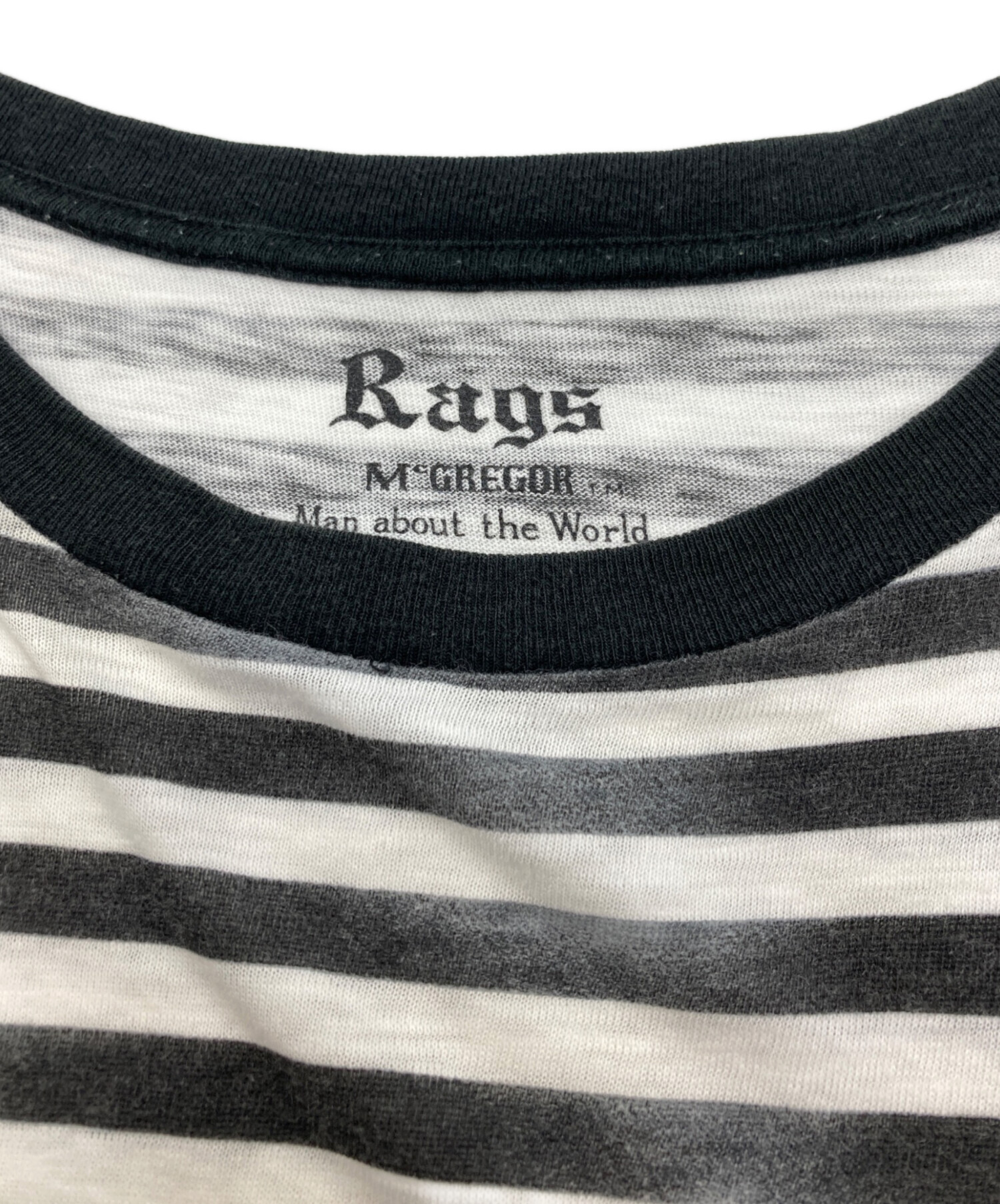 中古・古着通販】Rags McGREGOR (ラグスマックレガー) 加工 ボーダー 
