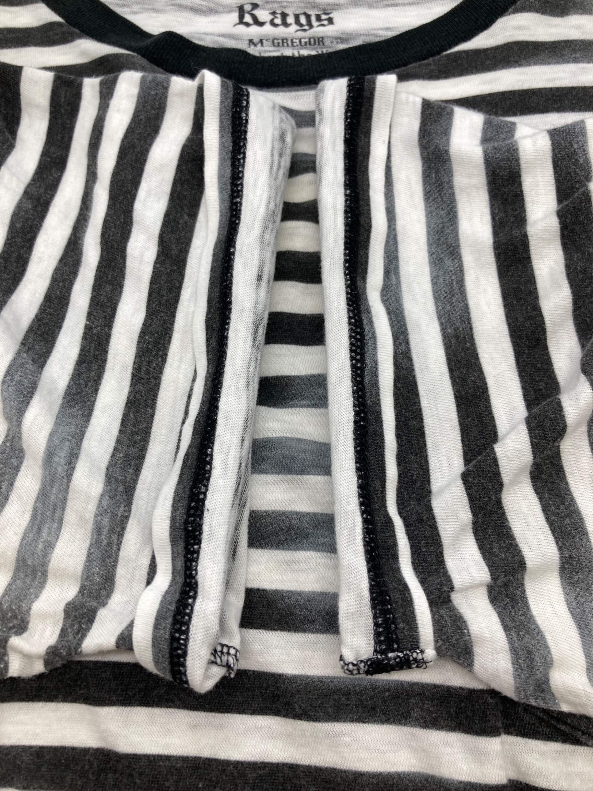 中古・古着通販】Rags McGREGOR (ラグスマックレガー) 加工 ボーダー 