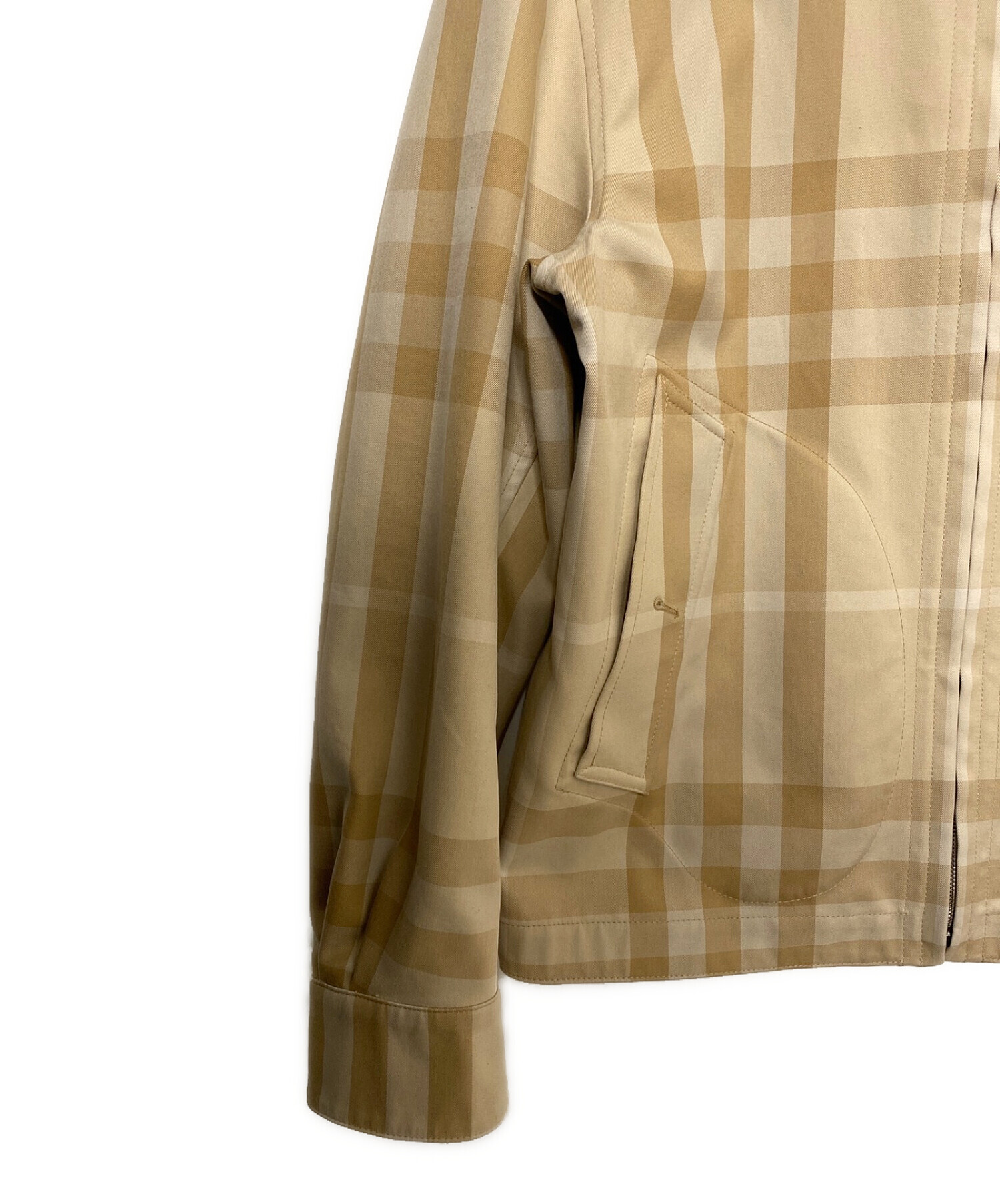 Burberry スイングトップ　ベージュ 中古・古着通販】BURBERRY (バーバリー) スイングトップ ベージュ