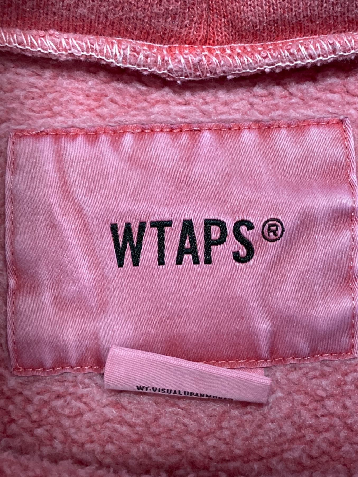 中古・古着通販】WTAPS (ダブルタップス) BLANK HOODED 01 ピンク