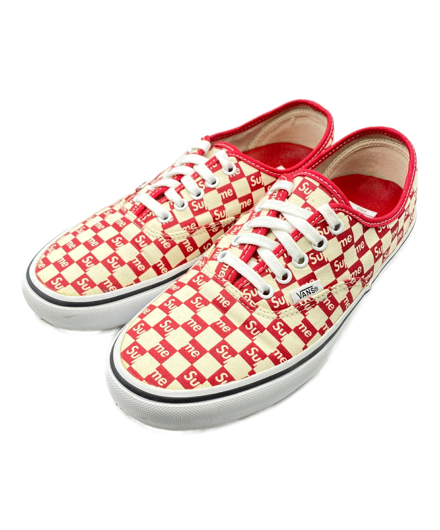 supreme✖️VANS authentic pro 27cm 海外企画 中古・古着通販】SUPREME (シュプリーム) VANS (バンズ) Checker Logo