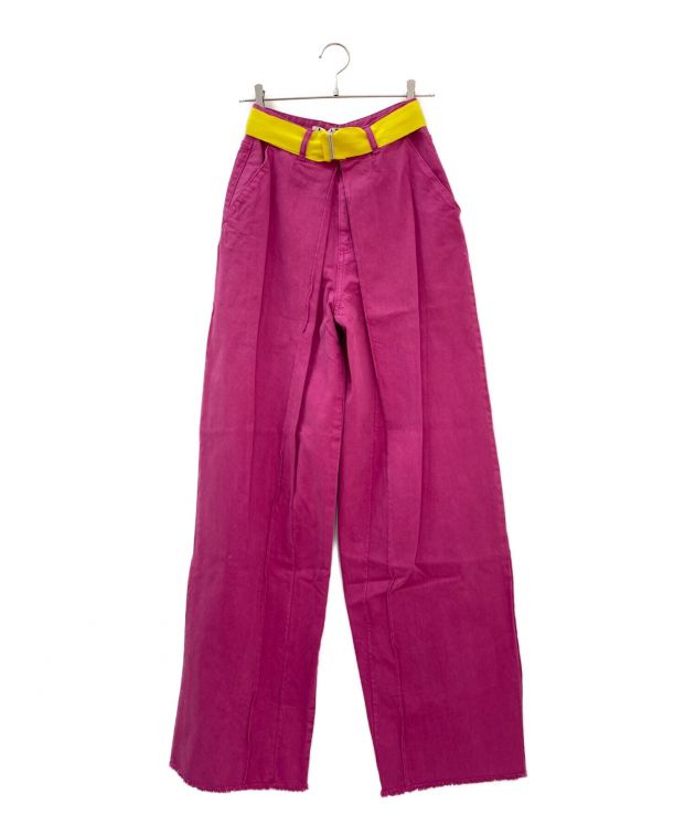 中古・古着通販】AALTO (アールト) カットオフワイドデニムパンツ  