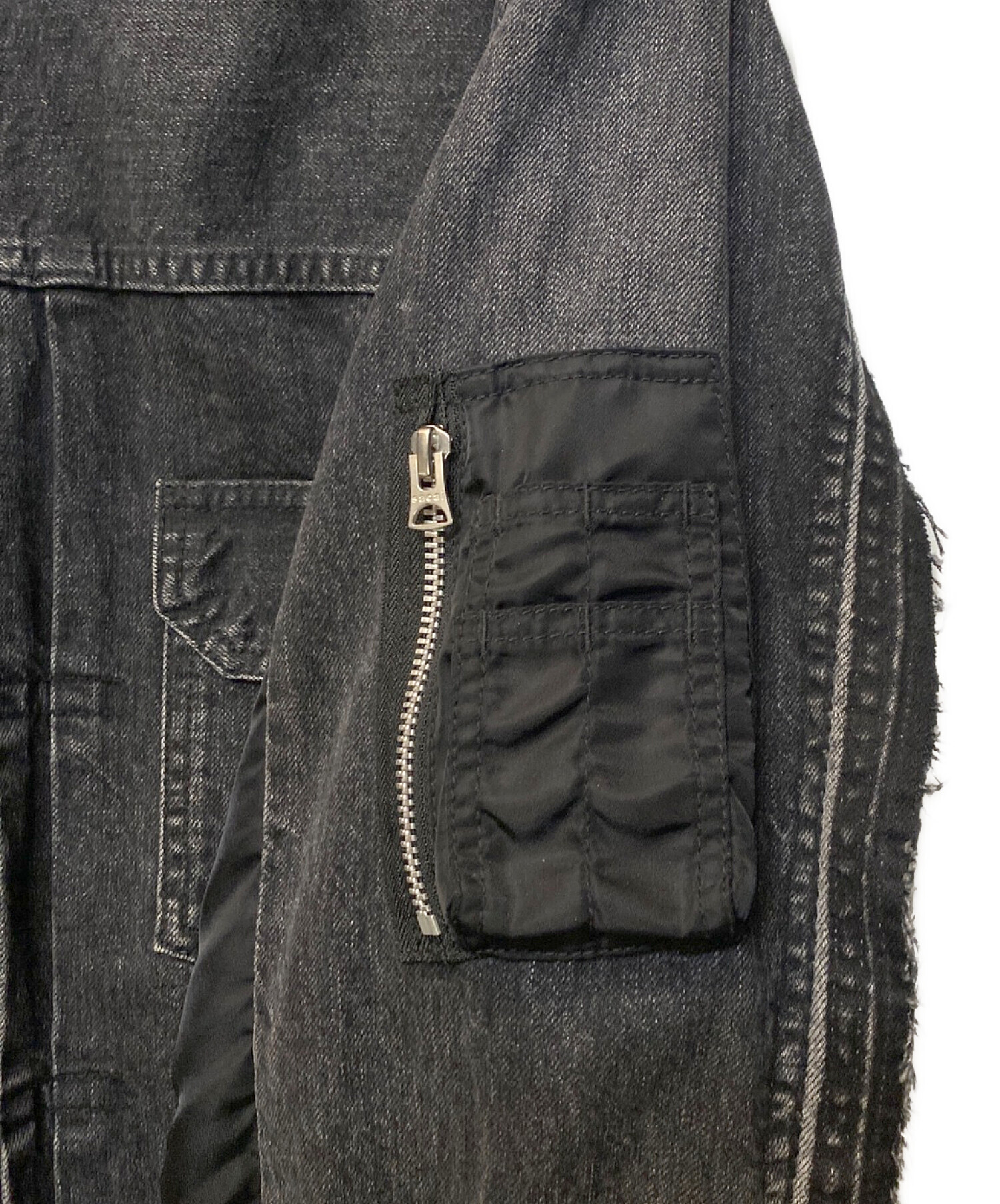 中古・古着通販】sacai (サカイ) Denim x MA-1 Jacket(デニム×エム 