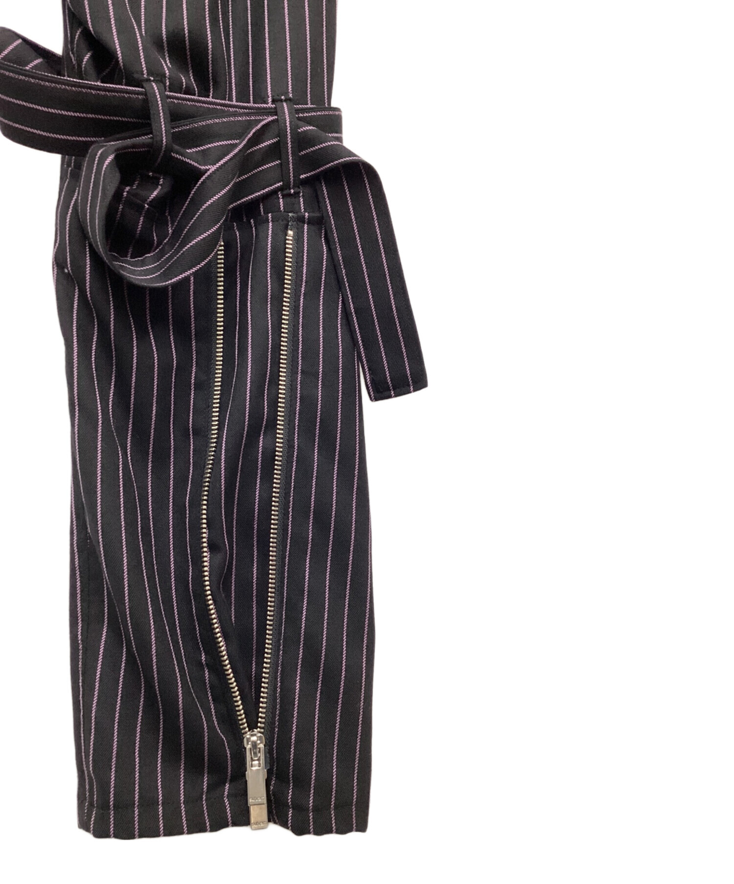 中古・古着通販】sulvam (サルバム) ストライプボンテージパンツ