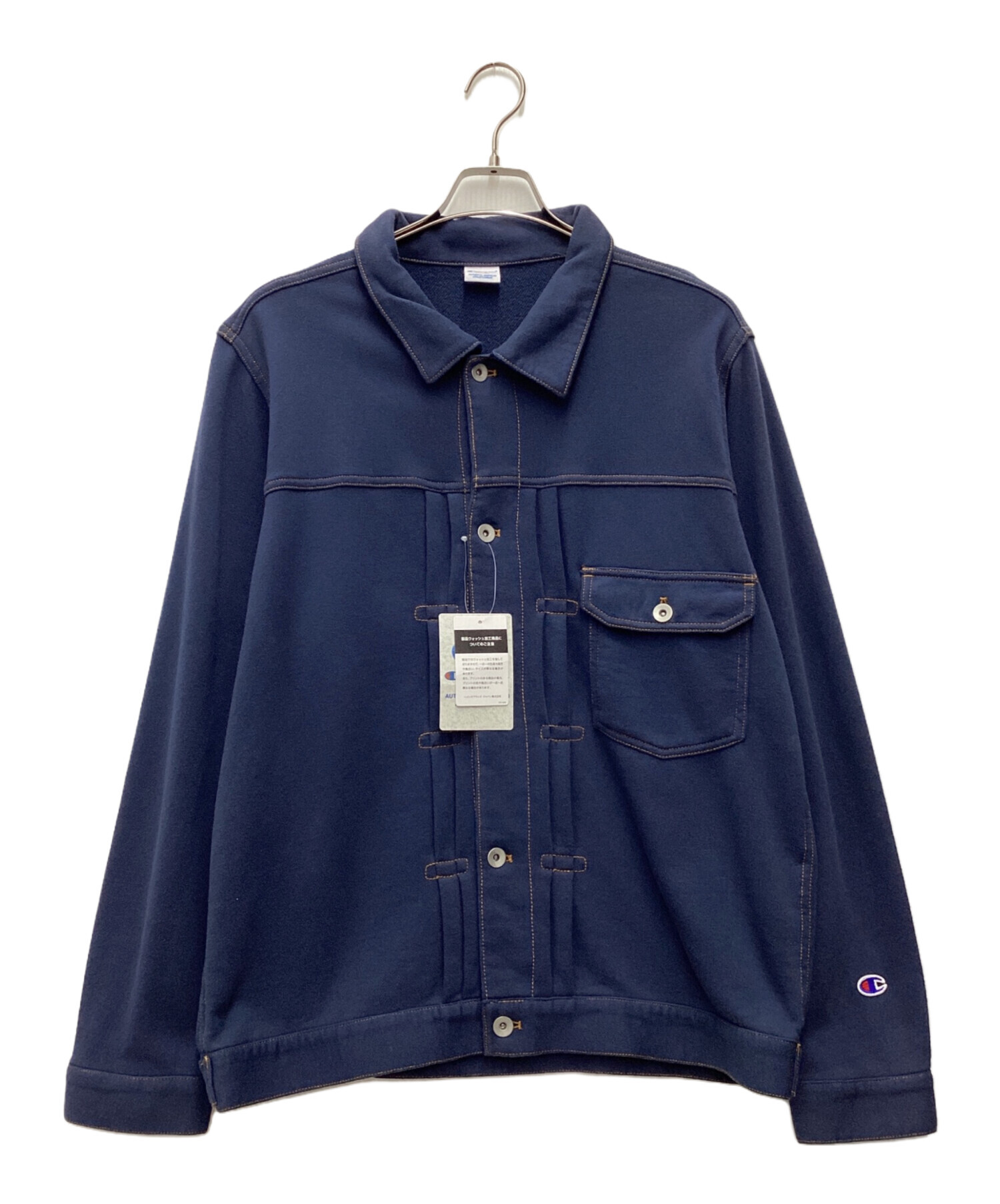 中古・古着通販】Champion (チャンピオン) ジャケット ネイビー サイズ 