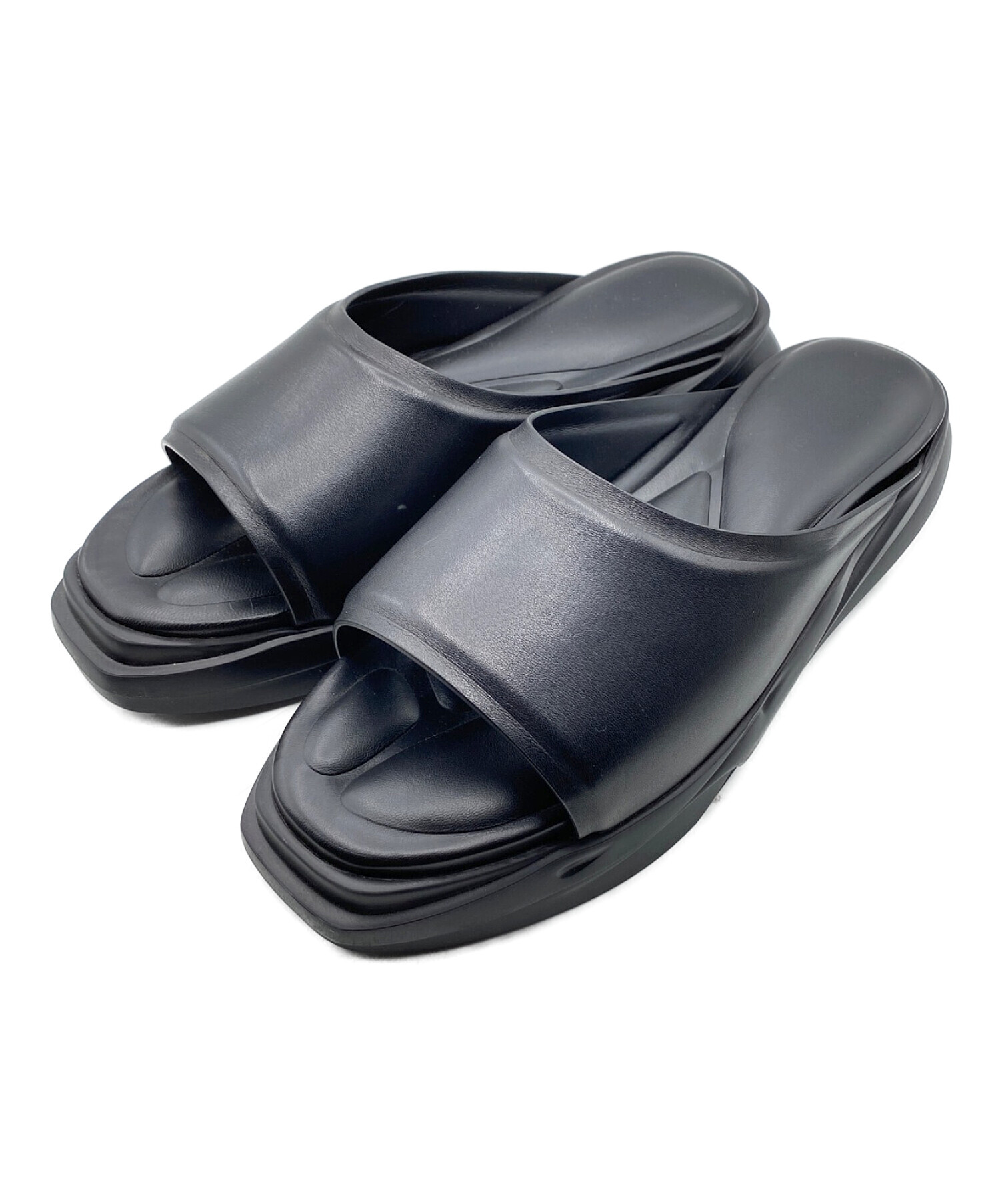 ALYX アリクス VIBRAM SANDAL レザー ビブラムサンダル 中古・古着通販】ALYX (アリクス) MONO SLIDE ブラック サイズ:43
