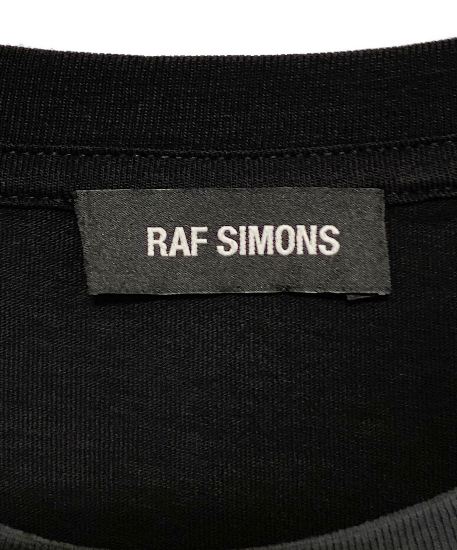 中古・古着通販】RAF SIMONS (ラフシモンズ) Tシャツ ブラック サイズ