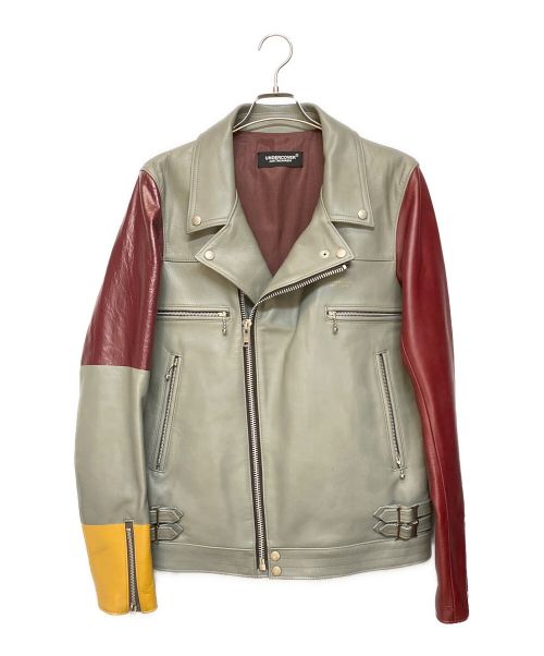 中古・古着通販】UNDERCOVER (アンダーカバー) 袖切替ダブルライダース