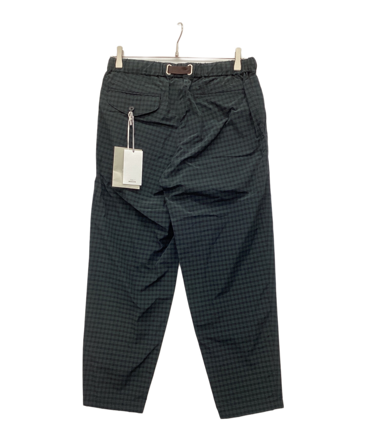 カラー Trousers Slacks BEACON ウール チェック パンツ 22SBM-P04141 2 10127672 10127672