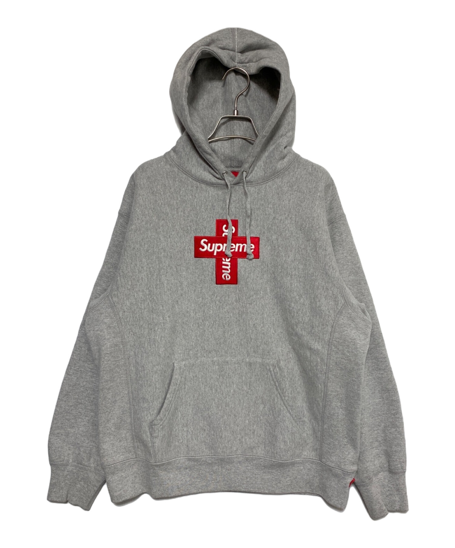中古・古着通販】SUPREME (シュプリーム) cross box logo hooded 