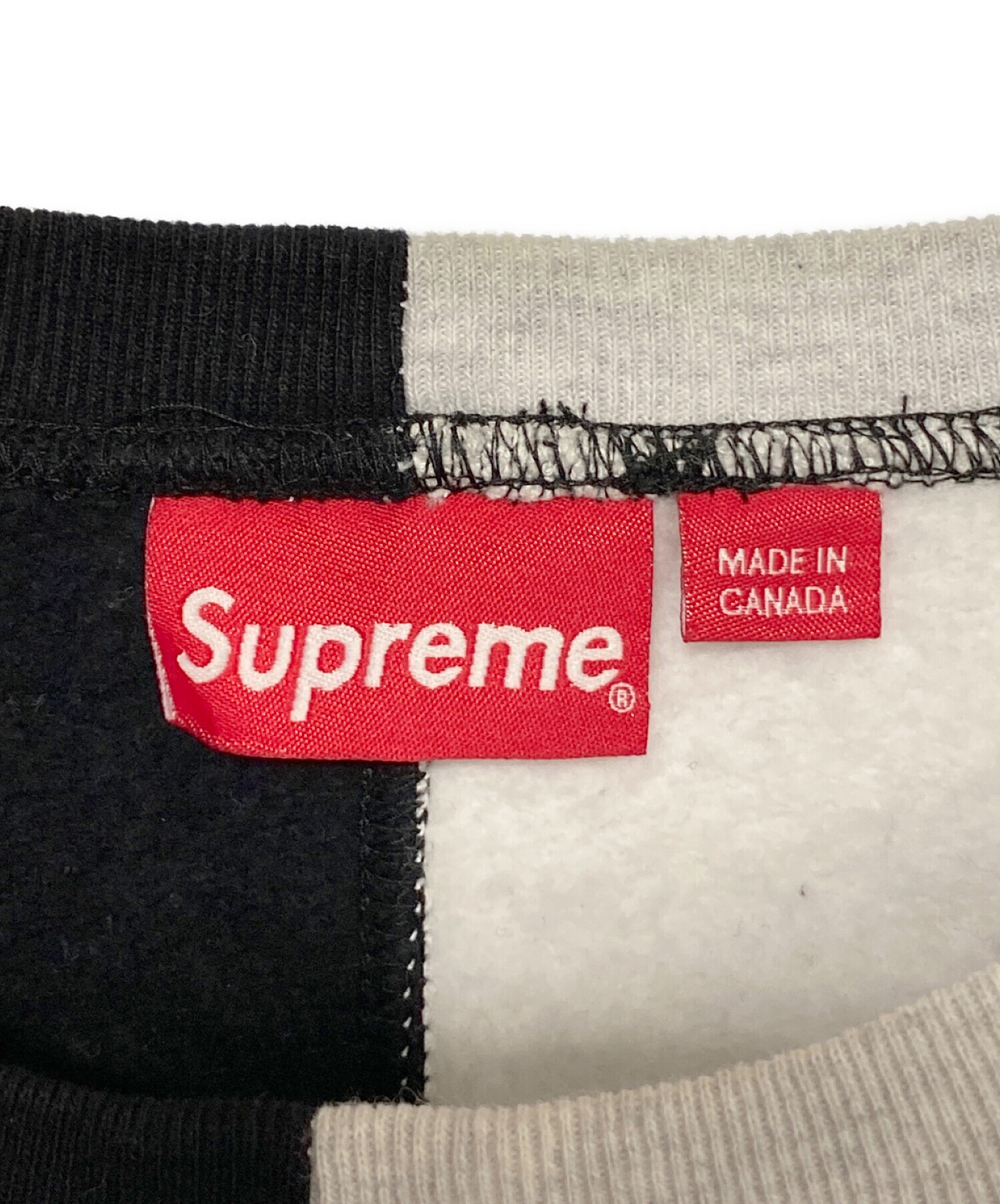 中古・古着通販】SUPREME (シュプリーム) Split Crewneck Sweatshirt 