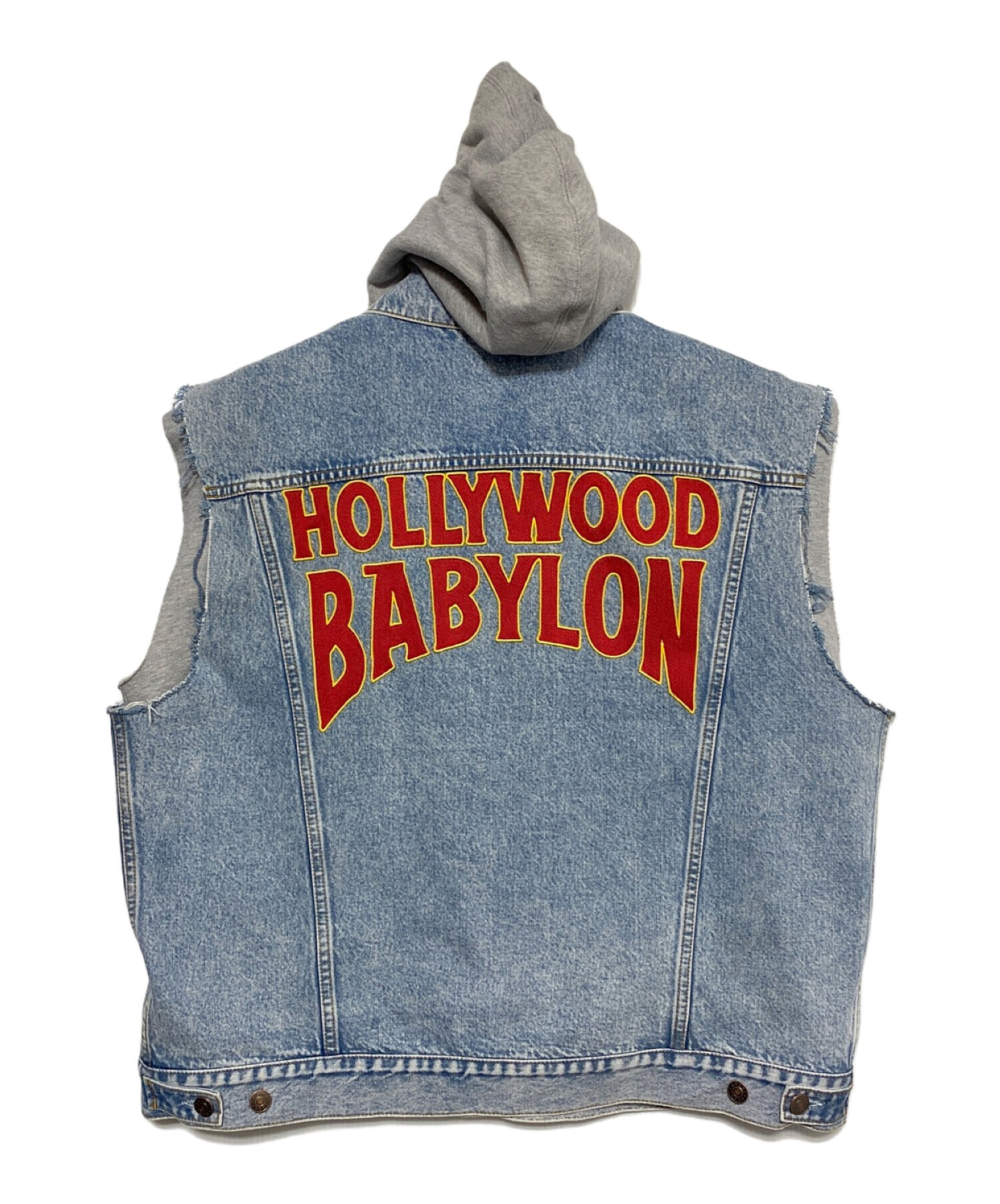 中古・古着通販】GUCCI (グッチ) Hollywood Babylon Denim Hoodie Vest