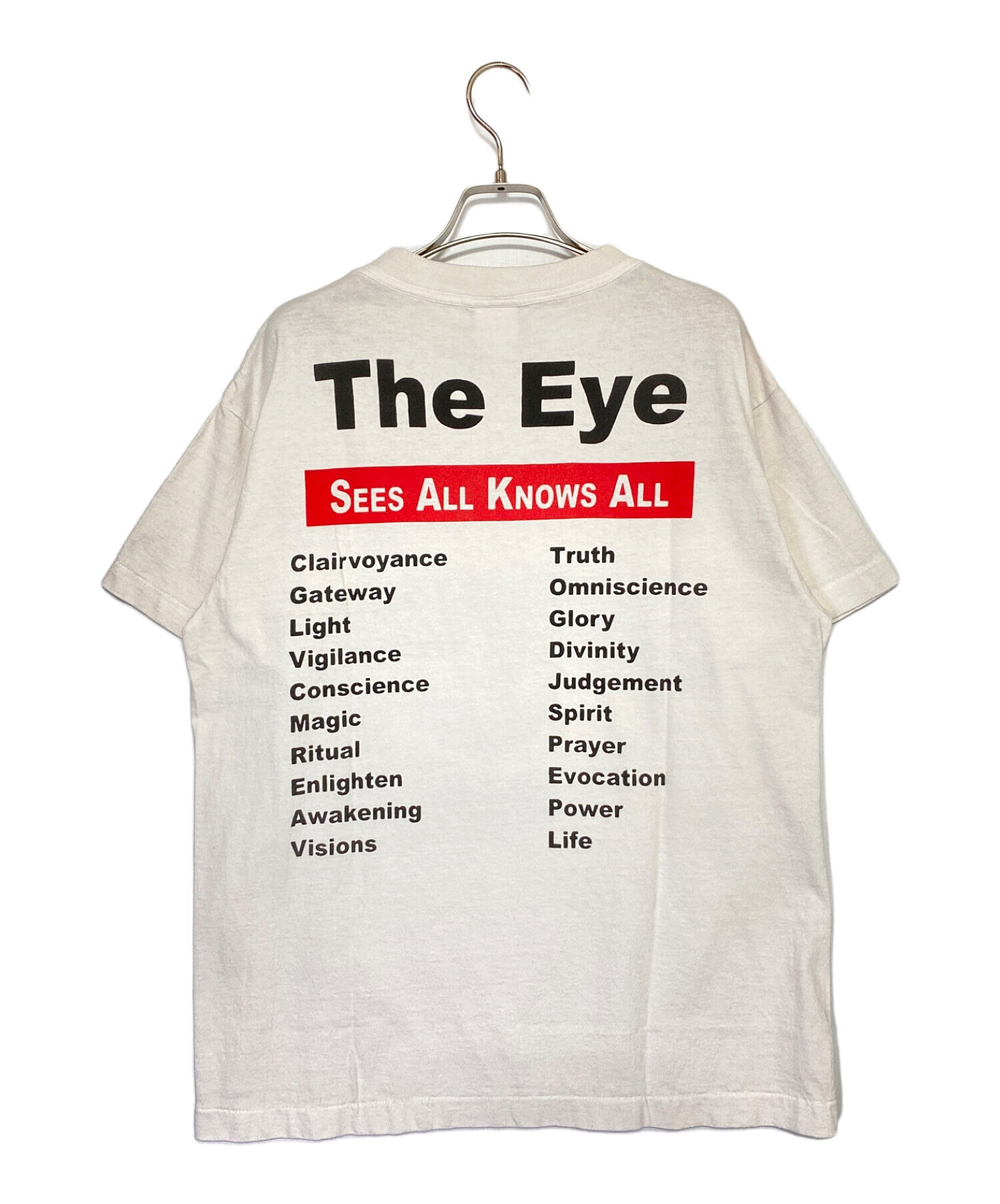 中古・古着通販】SAINT Mxxxxxx (セントマイケル) EYE SS TEE WHITE