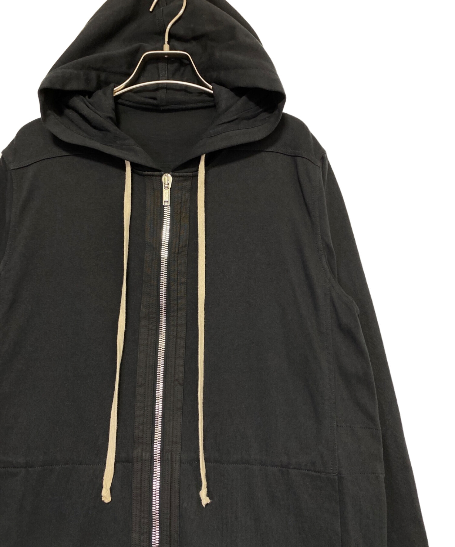 中古・古着通販】RICK OWENS (リックオウエンス) パーカー ブラック