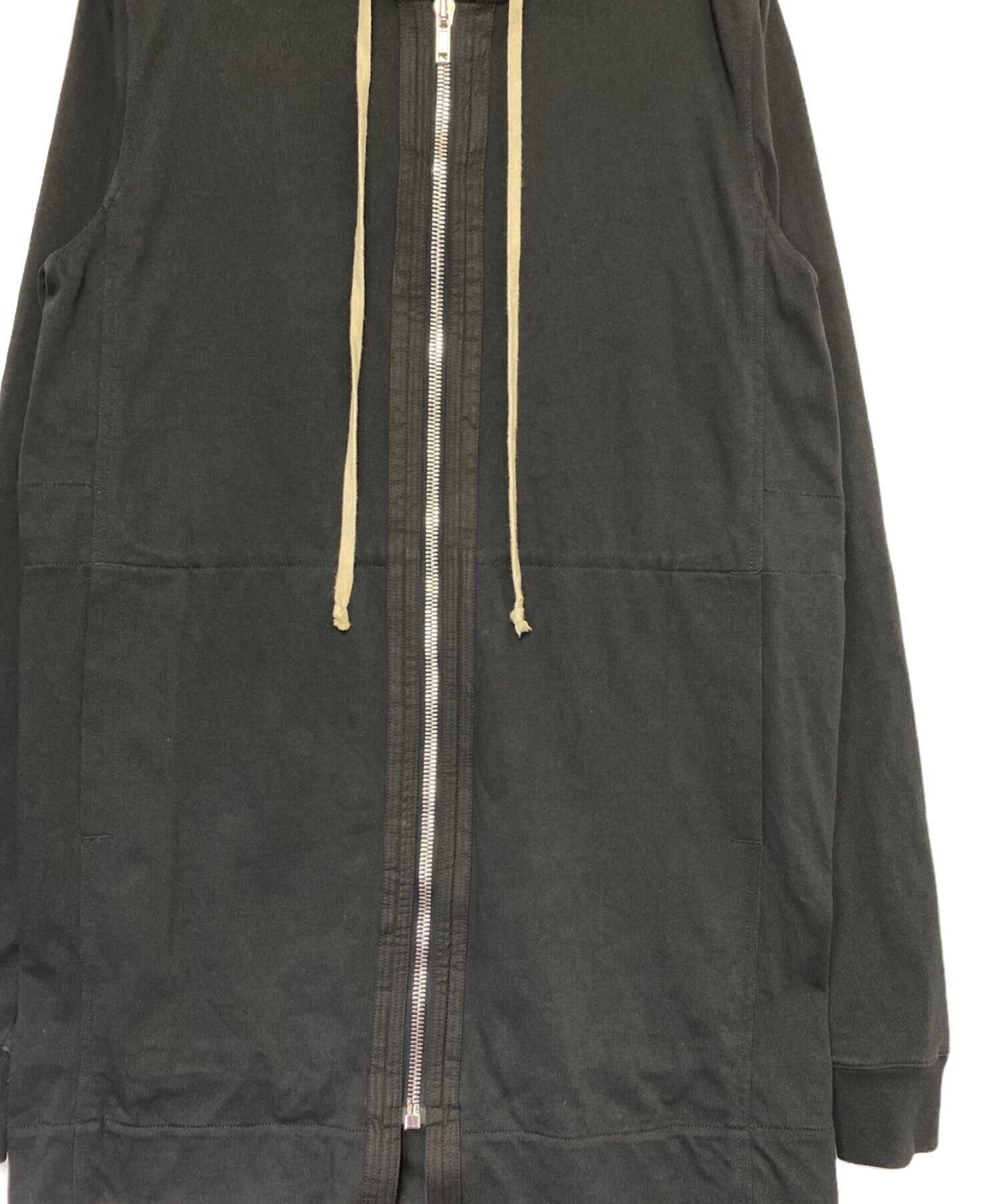 中古・古着通販】RICK OWENS (リックオウエンス) パーカー ブラック