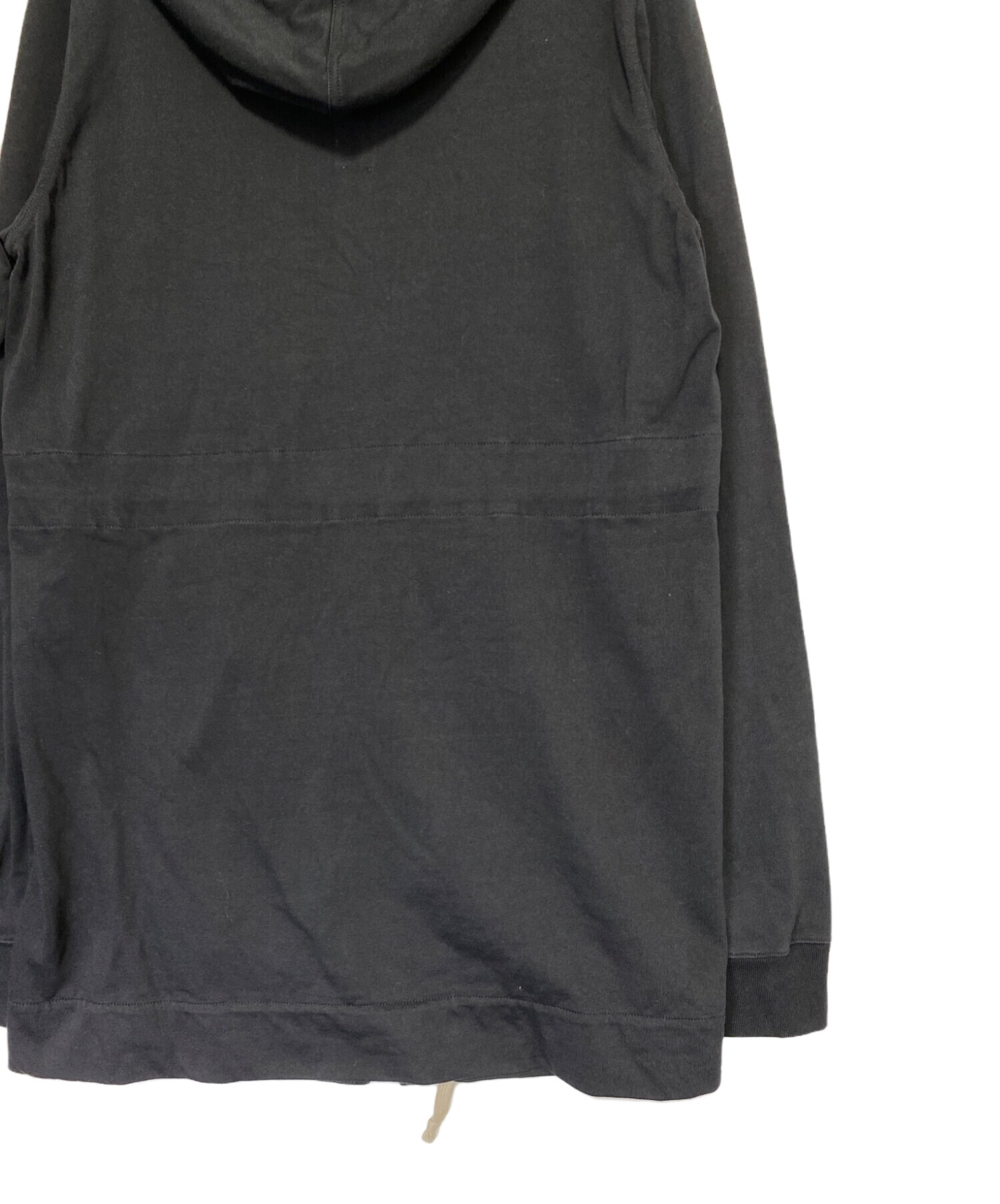 中古・古着通販】RICK OWENS (リックオウエンス) パーカー ブラック