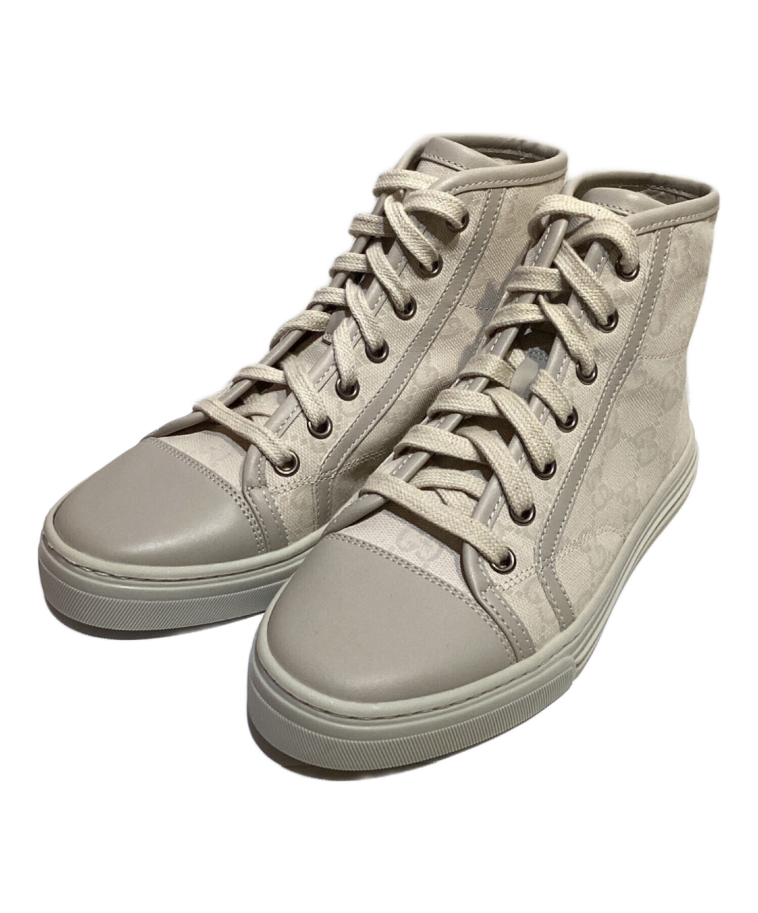中古・古着通販】GUCCI (グッチ) GG CANVAS HIGH CUT SNERKERS （GG 