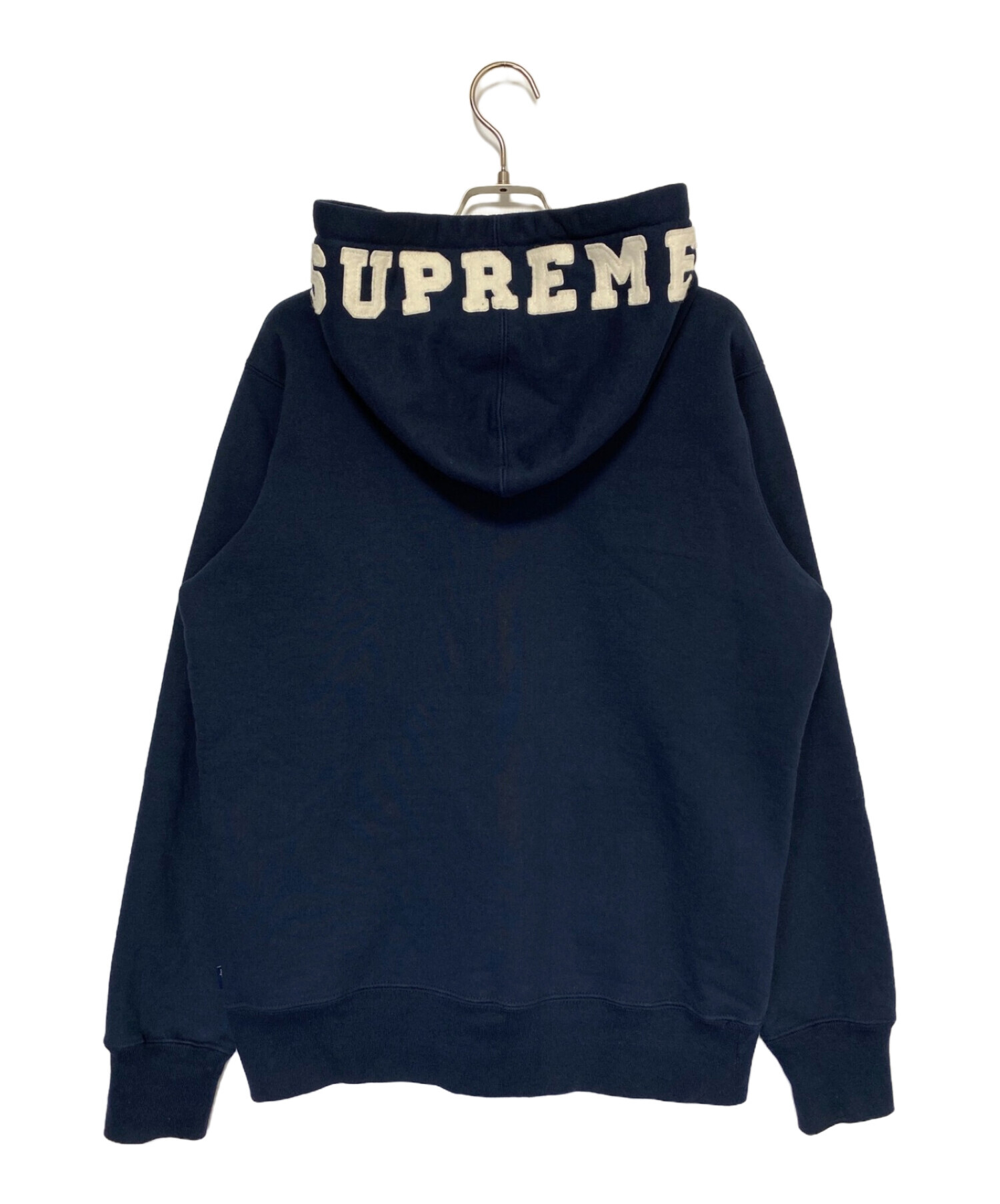 中古・古着通販】SUPREME (シュプリーム) Felt Hooded Logo Zip Up 
