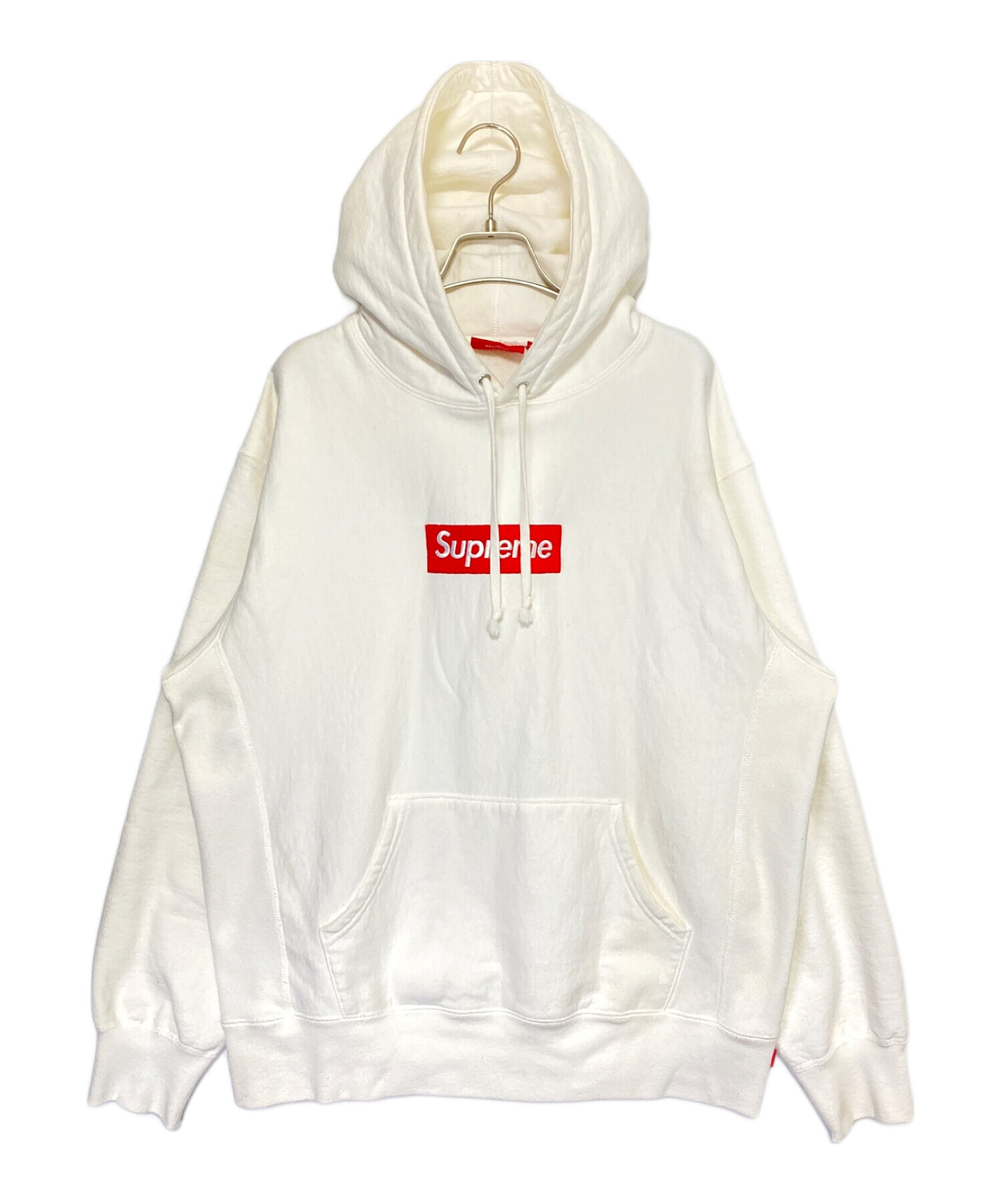Supreme フーディ ホワイト 1994 中古・古着通販】SUPREME (シュプリーム) Box Logo Hooded Sweatshirt