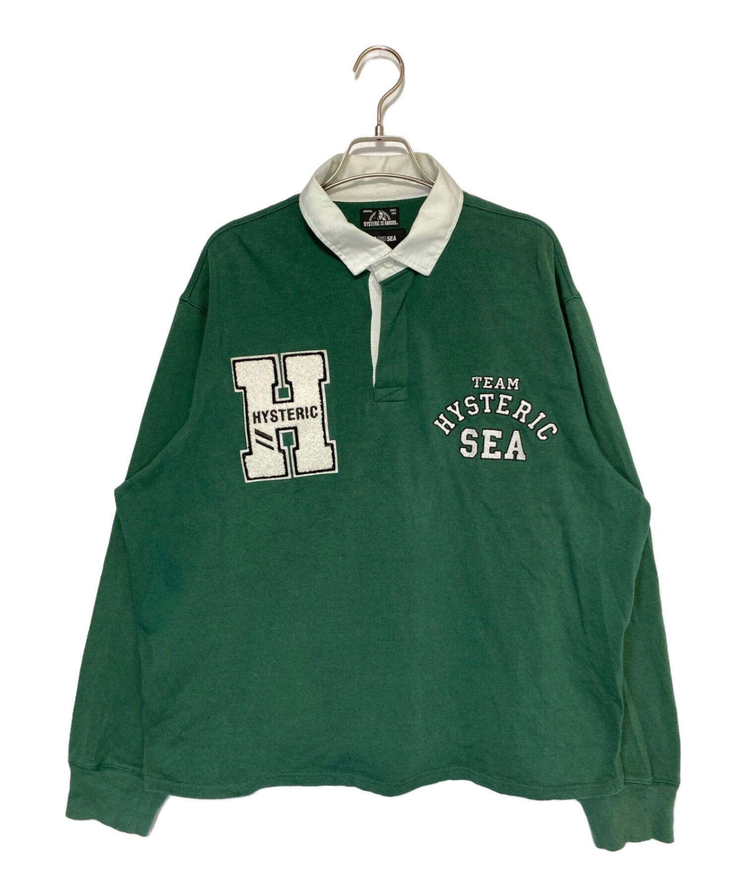 ウィンダンシーとヒステリックグラマコラボシャツシャツ 中古・古着通販】WIND AND SEA (ウィンダンシー) Hysteric Glamour