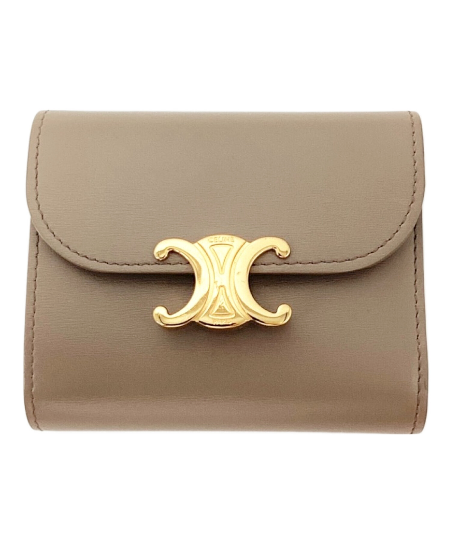 中古・古着通販】CELINE (セリーヌ) SMALL WALLET TRIOMPHE（スモール 