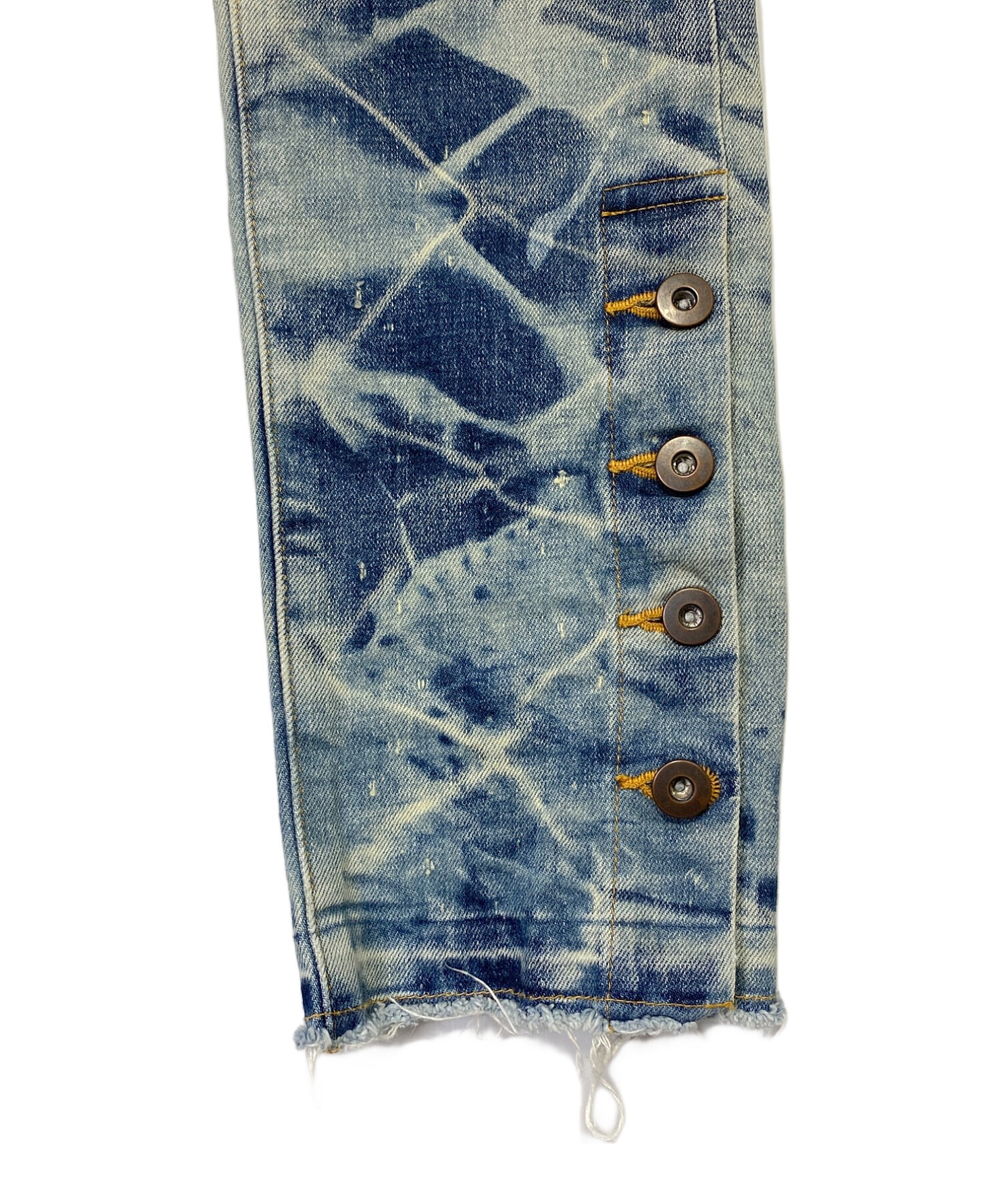 中古・古着通販】MLVINCE (メルヴィンス) デニムパンツ インディゴ