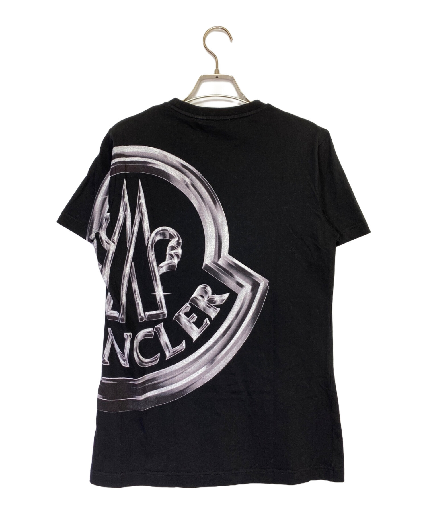 中古・古着通販】MONCLER (モンクレール) Tシャツ ブラック サイズ:XS 