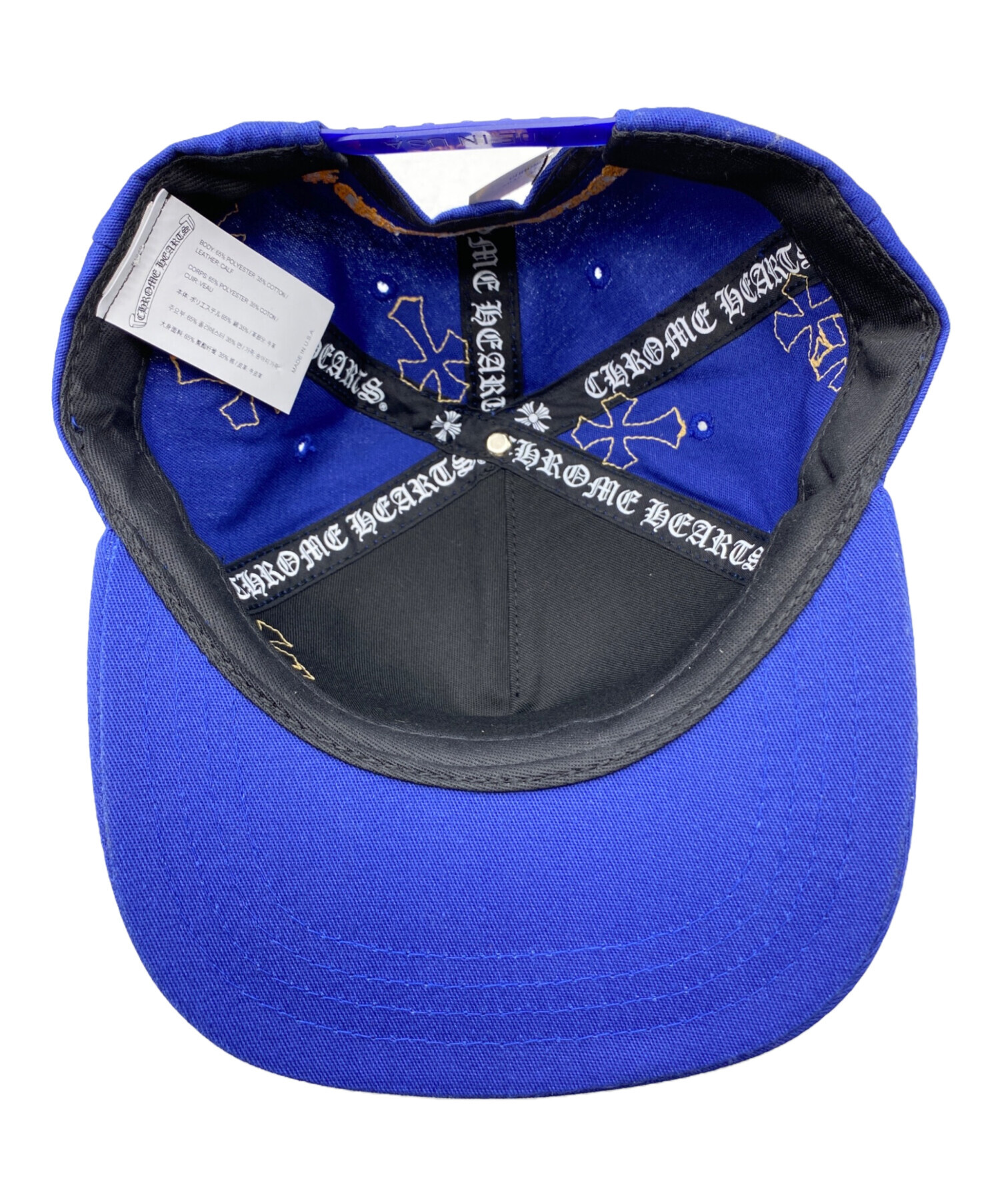 クロムハーツ帽子 ロゴ 青 楽天市場】クロムハーツ 帽子 CHROME HEARTS 5PANEL ベースボール