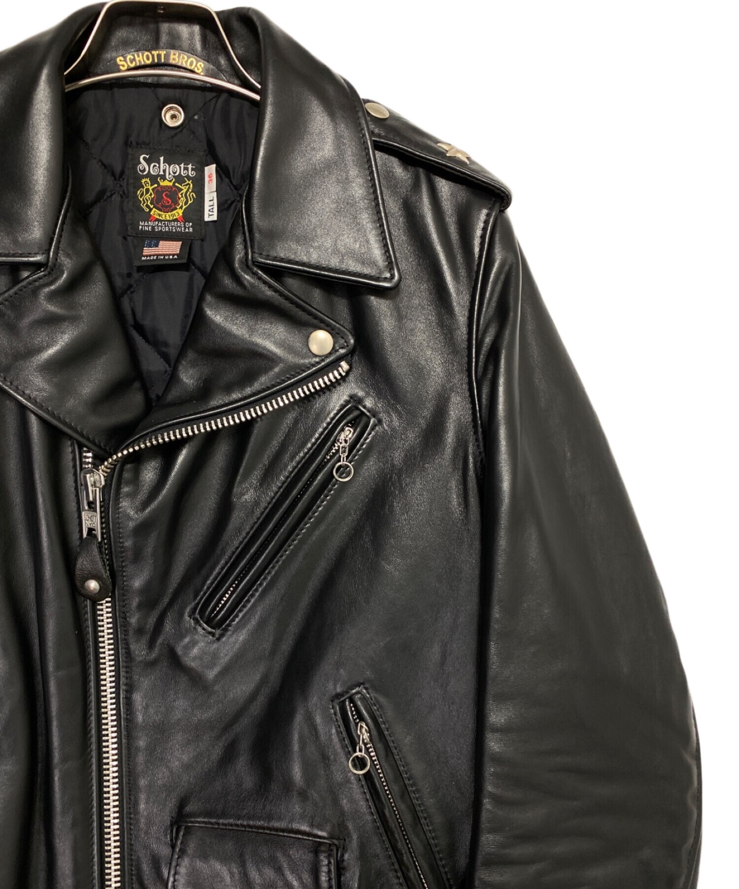 中古・古着通販】Schott (ショット) 613UST VINTAGE ONESTAR ブラック