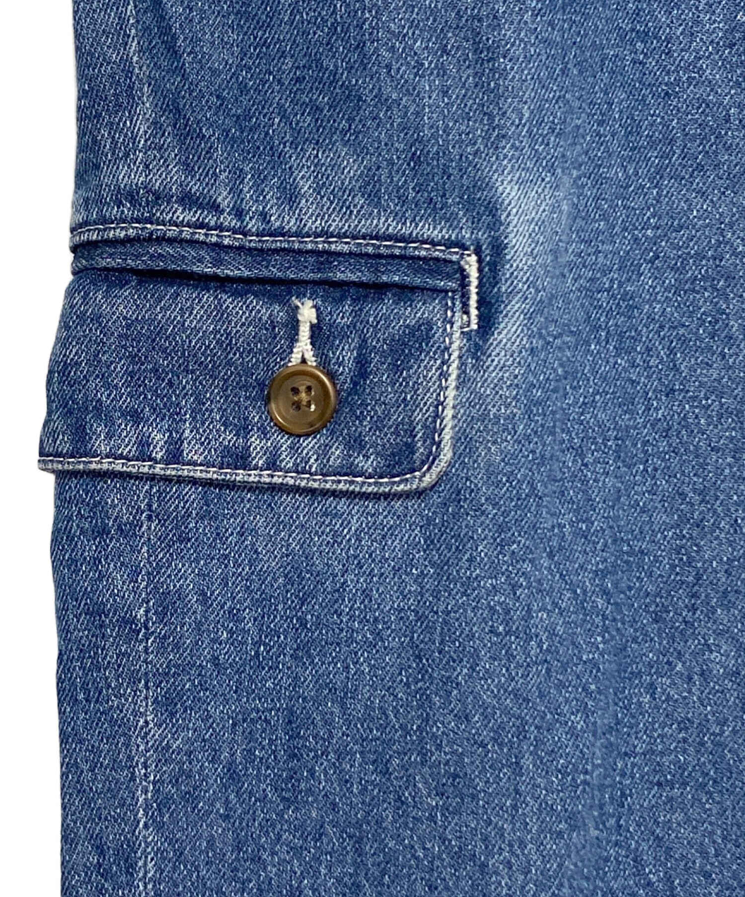 中古・古着通販】PWA (プア) Linen Mix Denim Trousers インディゴ