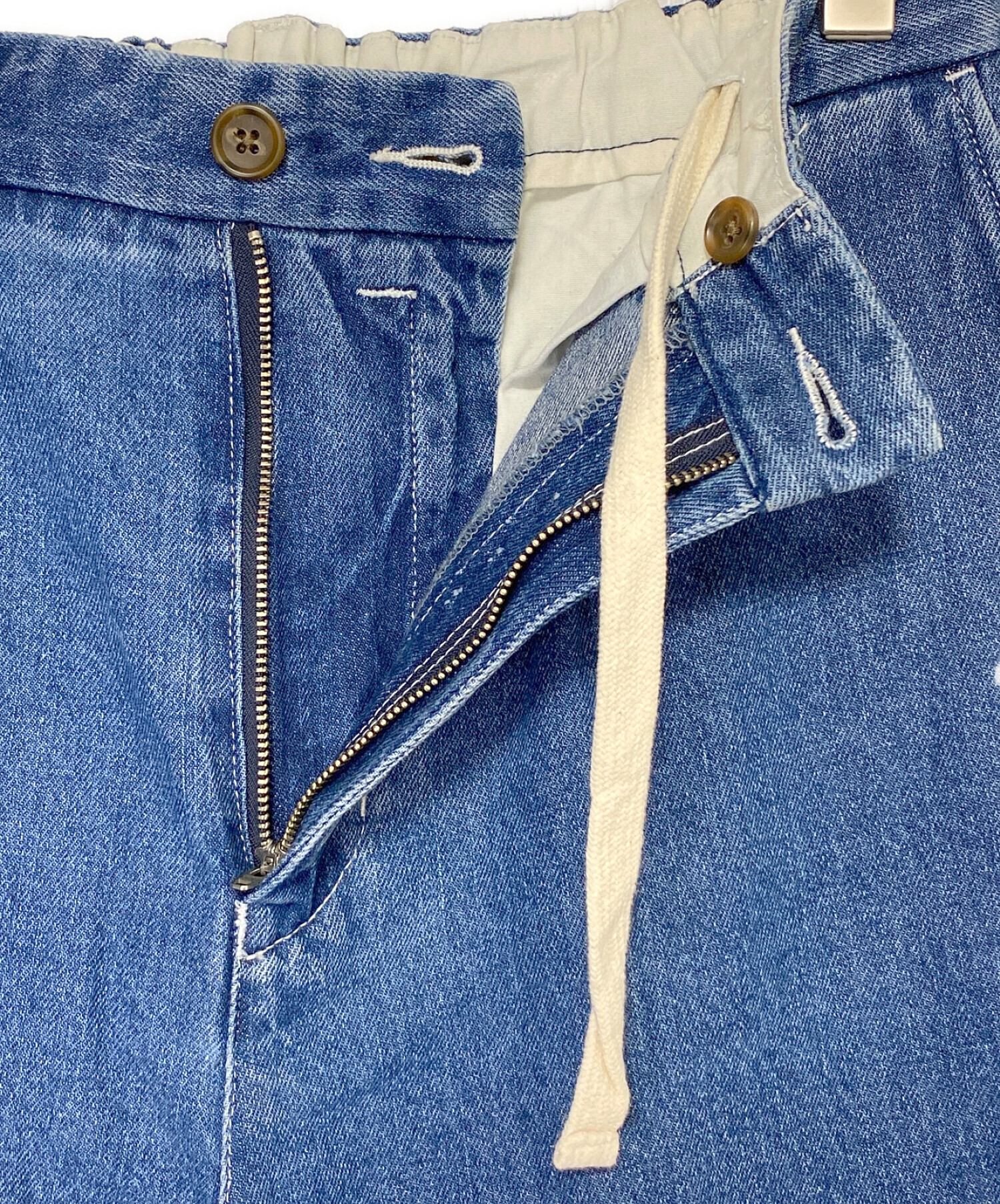 中古・古着通販】PWA (プア) Linen Mix Denim Trousers インディゴ 