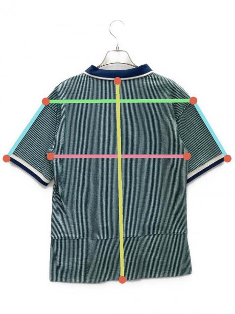 中古・古着通販】Champion (チャンピオン) ポロシャツ グリーン サイズ