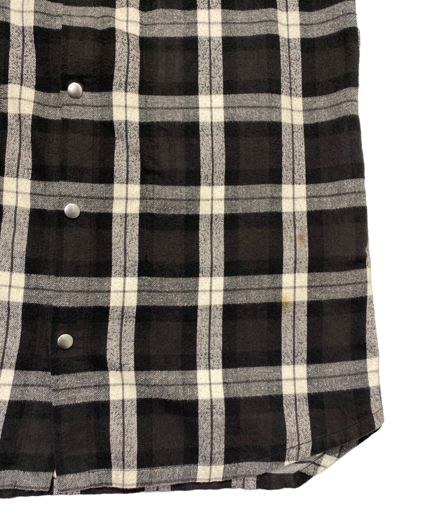 中古・古着通販】RICK OWENS (リックオウエンス) チェックノースリーブ 