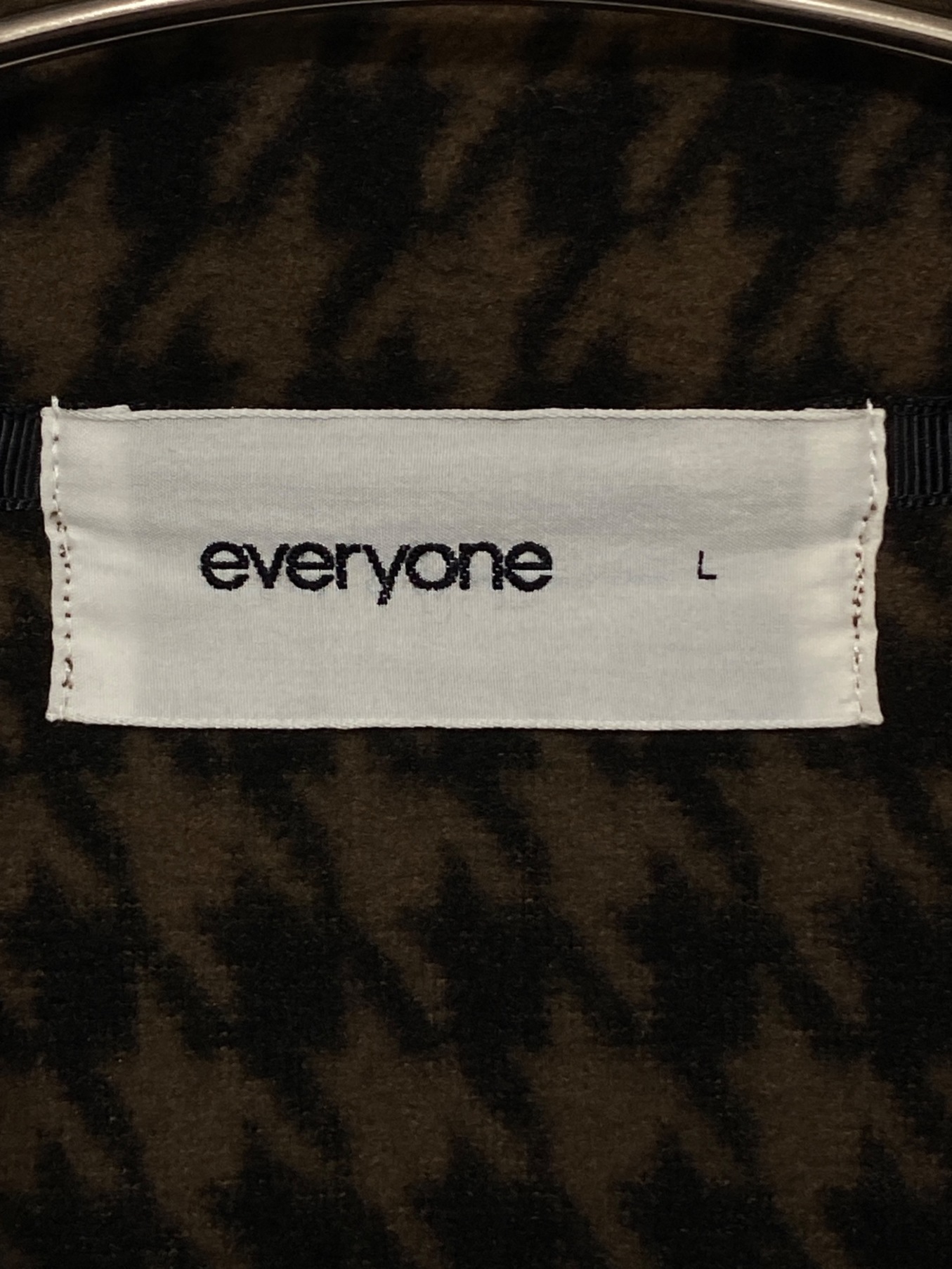 中古・古着通販】everyone (エブリワン) houndstooth snap pullover