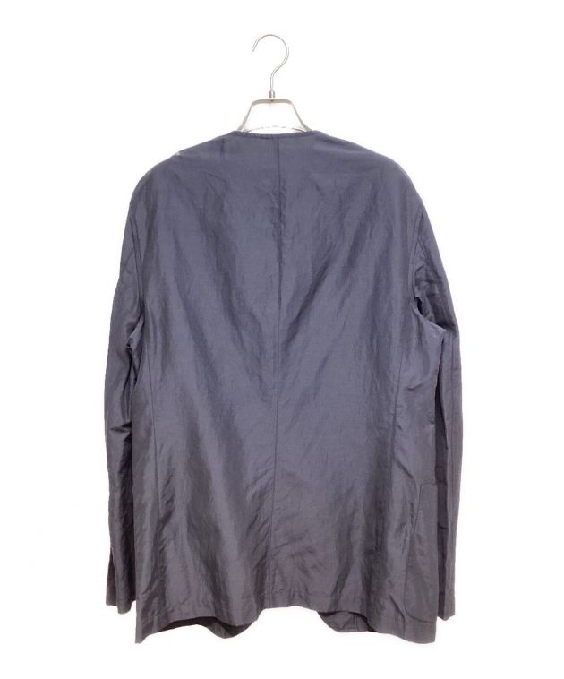 中古・古着通販】HERMES (エルメス) ノーカラーリネンジャケット