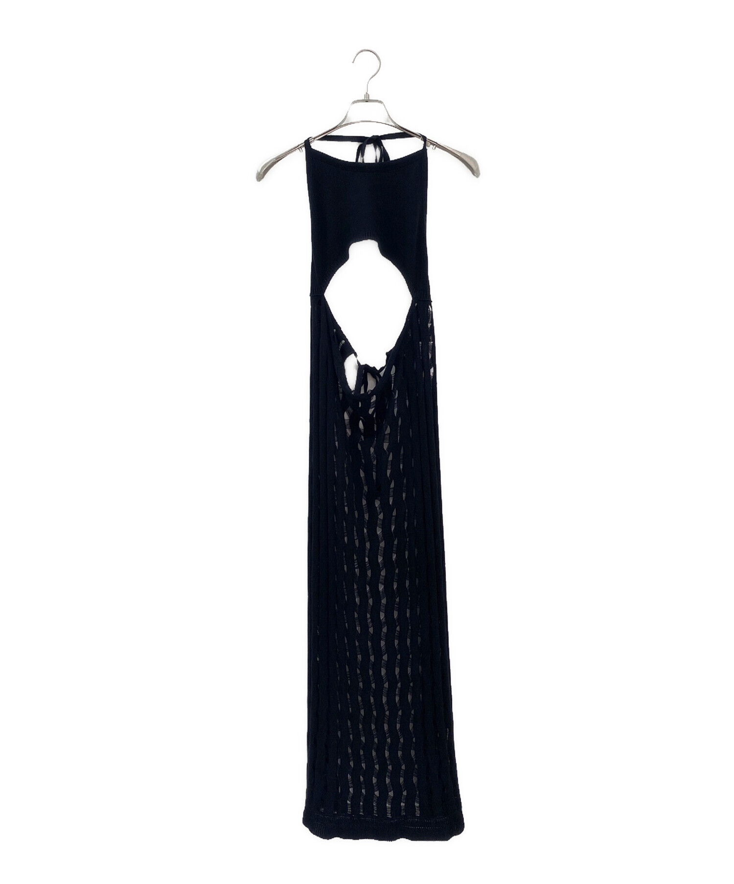 タグ付き　PERVERZE Ladder Stripe Apron Dress 中古・古着通販】PERVERZE (パーバーズ) Ladder Stripe Apron Dress
