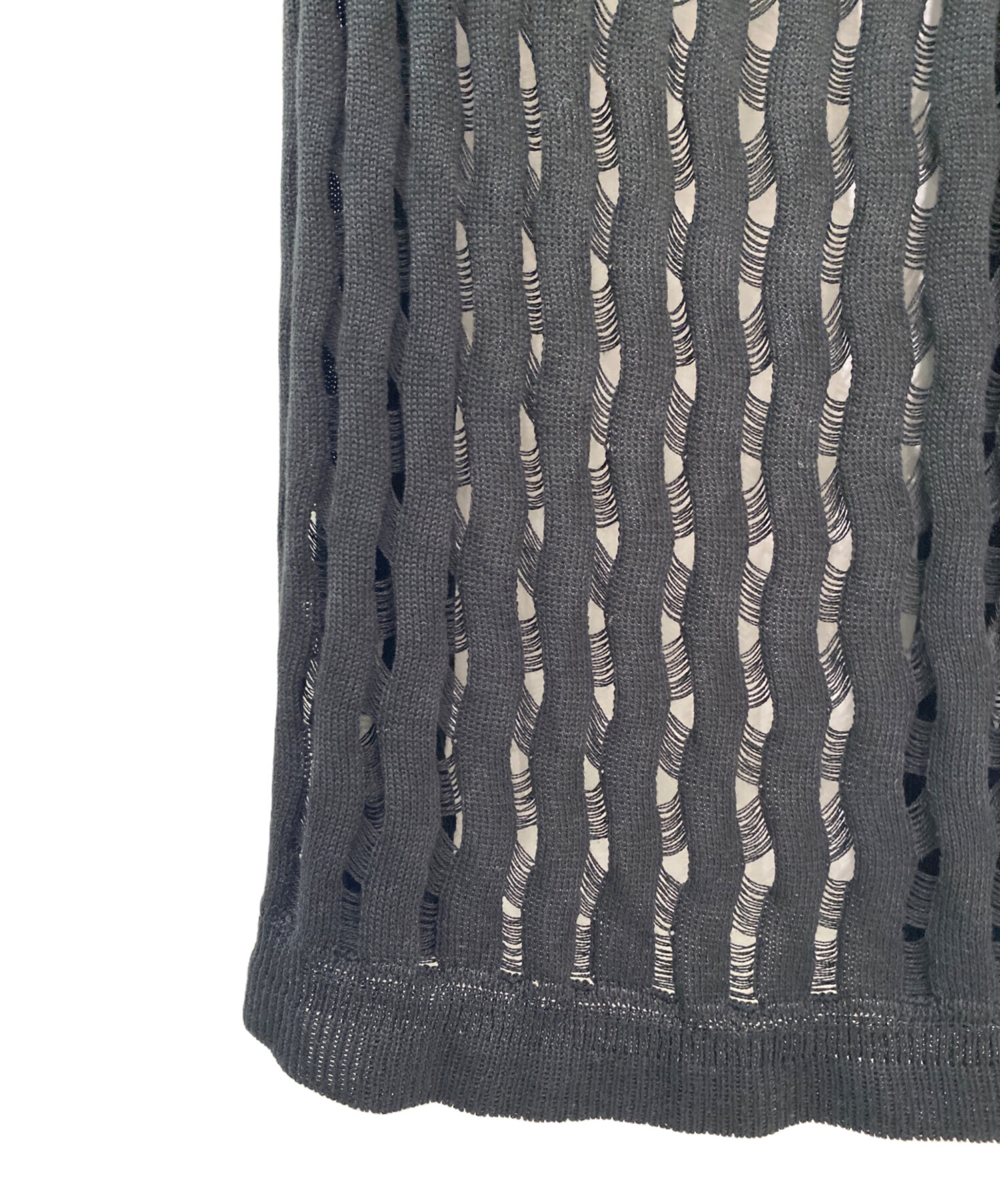 中古・古着通販】PERVERZE (パーバーズ) Ladder Stripe Apron Dress