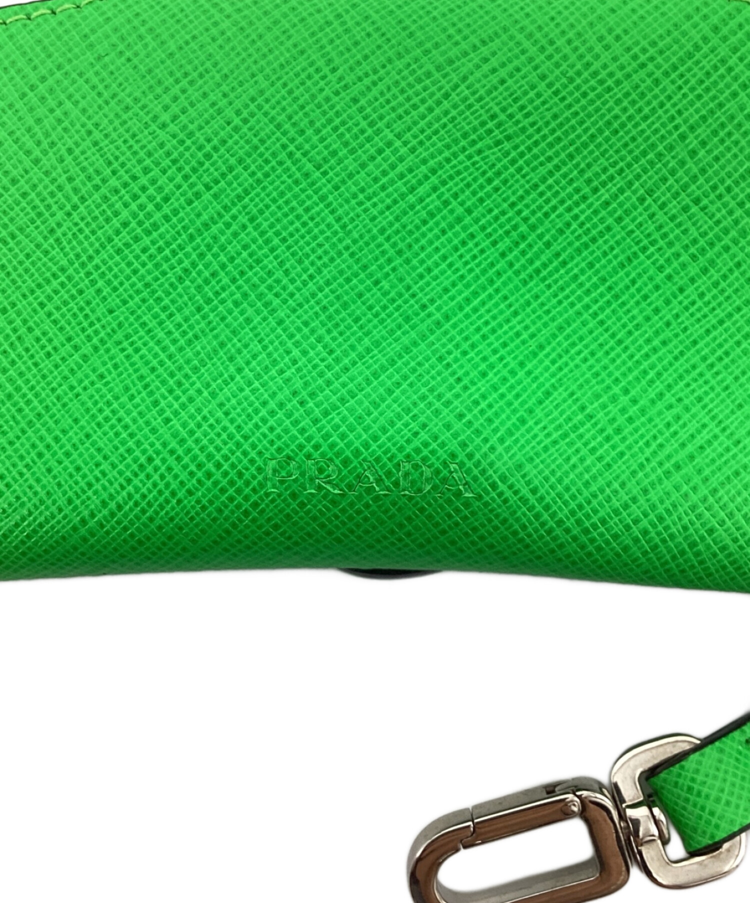 中古・古着通販】PRADA (プラダ) 眼鏡ケース 黄緑 サイズ:42｜ブランド