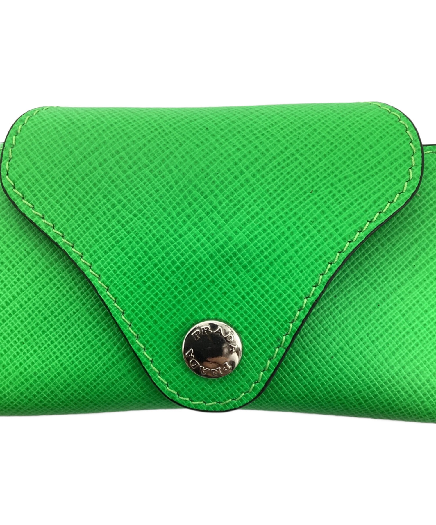 中古・古着通販】PRADA (プラダ) 眼鏡ケース 黄緑 サイズ:42｜ブランド